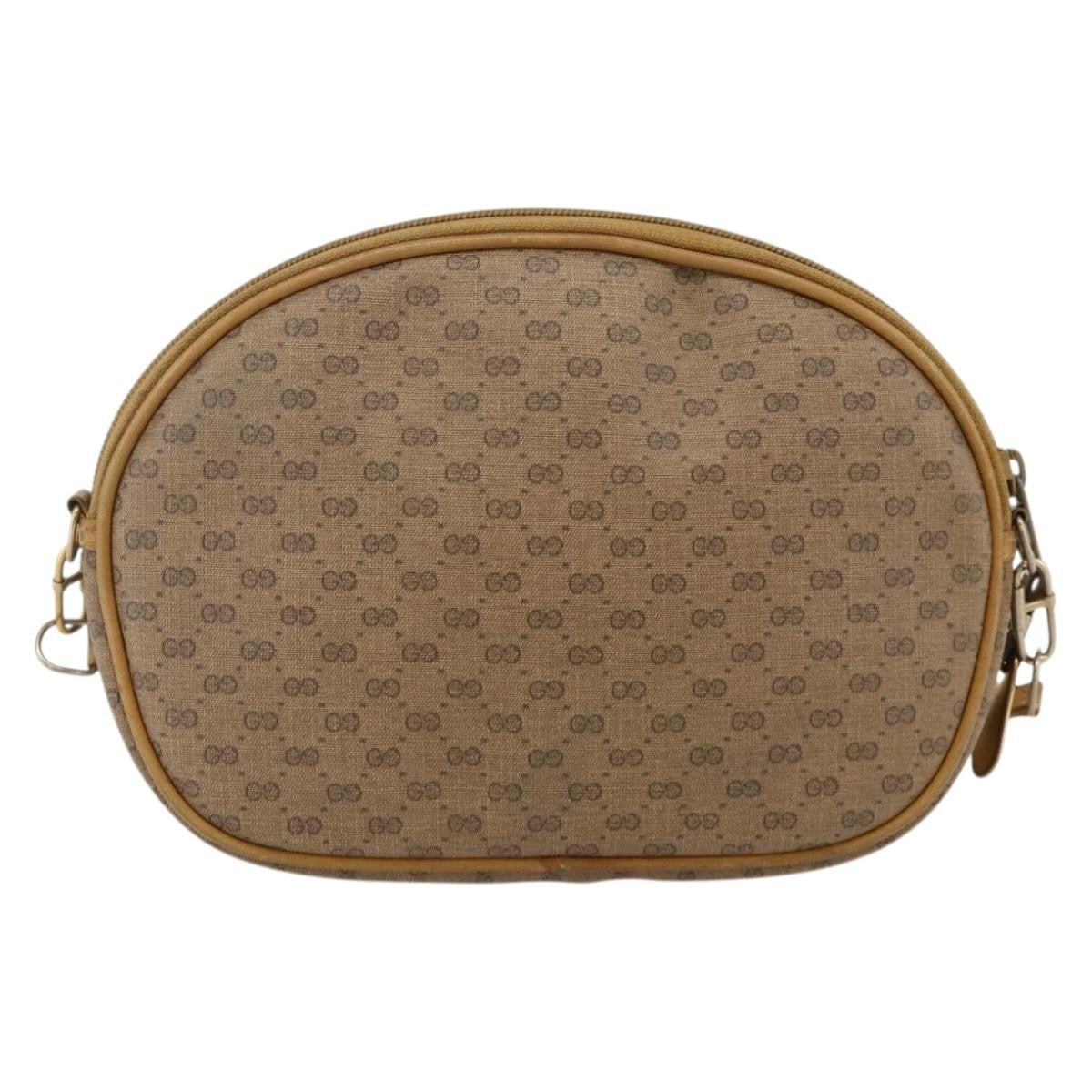 Gucci Micro Gg Supreme Gg Canvas Beige Pvc Shoulder Bag Bag (Pre-Owned)