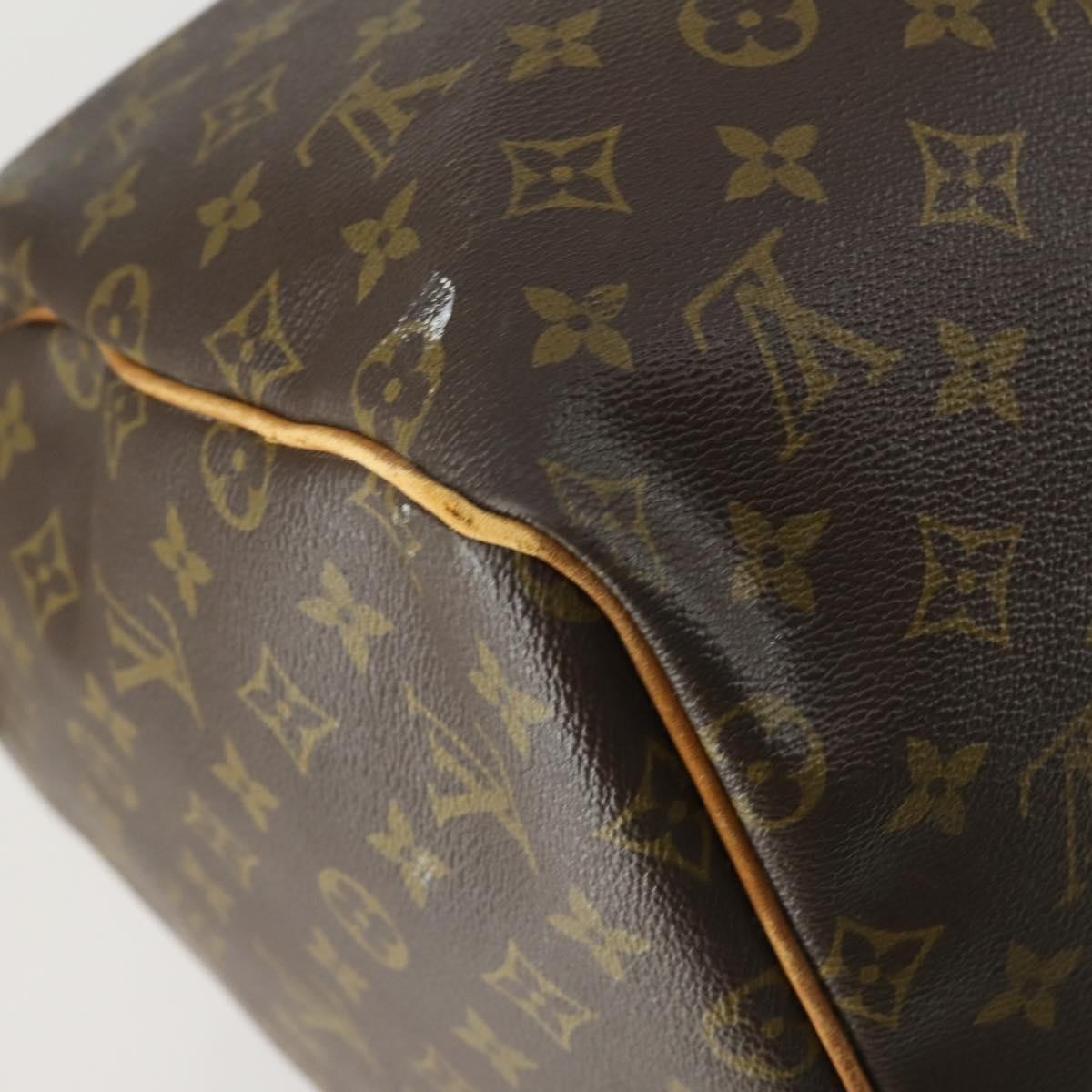 Louis Vuitton Keepall Monogram Canvas Brown Canvas Travel Bag Bag (Pre-Owned)