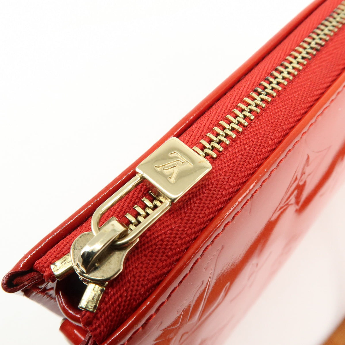 Louis Vuitton Lexington Pochette Monogram Vernis Red Patent_Leather Clutche & Pouche Bag (Pre-Owned)
