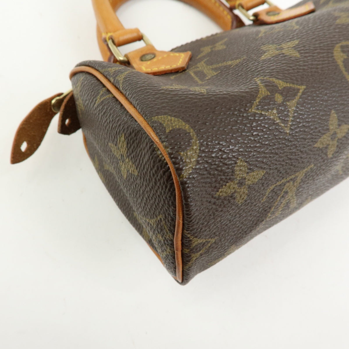 Louis Vuitton Speedy Mini Hl Monogram Canvas Brown Canvas Handbag (Pre-Owned)