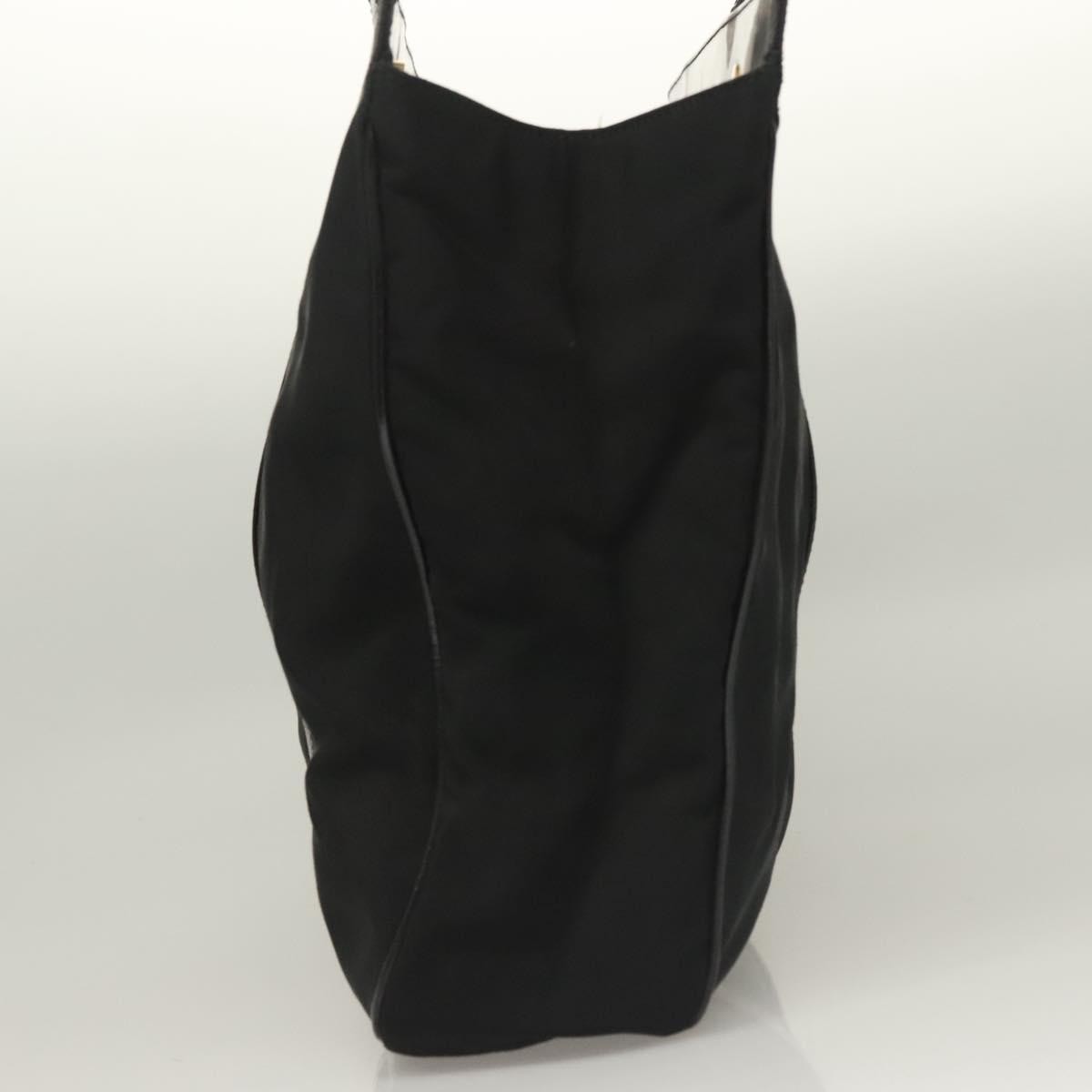 Salvatore Ferragamo Vala Tote Nylon Black Nylon Tote Bag Bag (Pre-Owned)