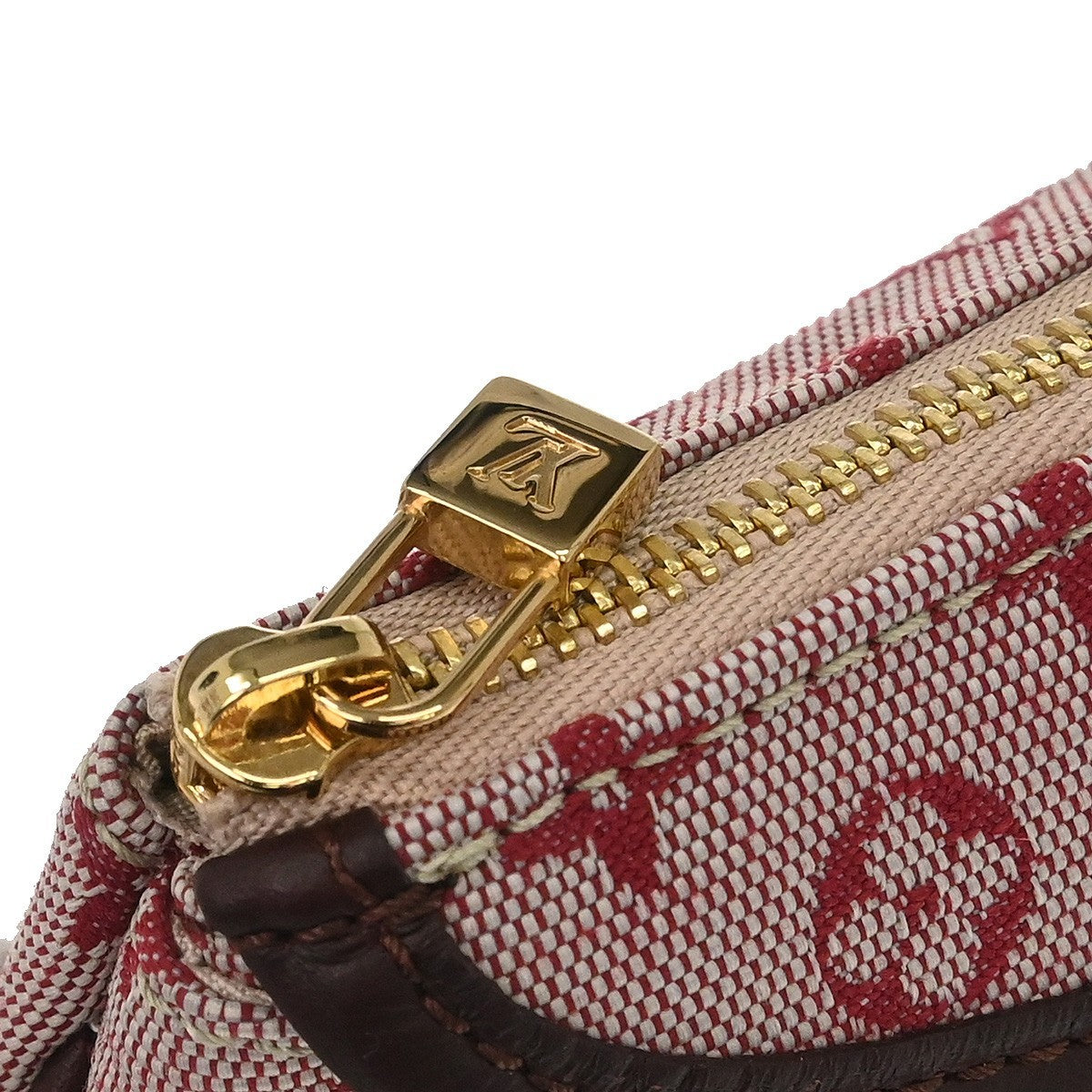 Louis Vuitton Anne Sophie Clutch Mini Lin Red Canvas Clutche & Pouche Bag (Pre-Owned)