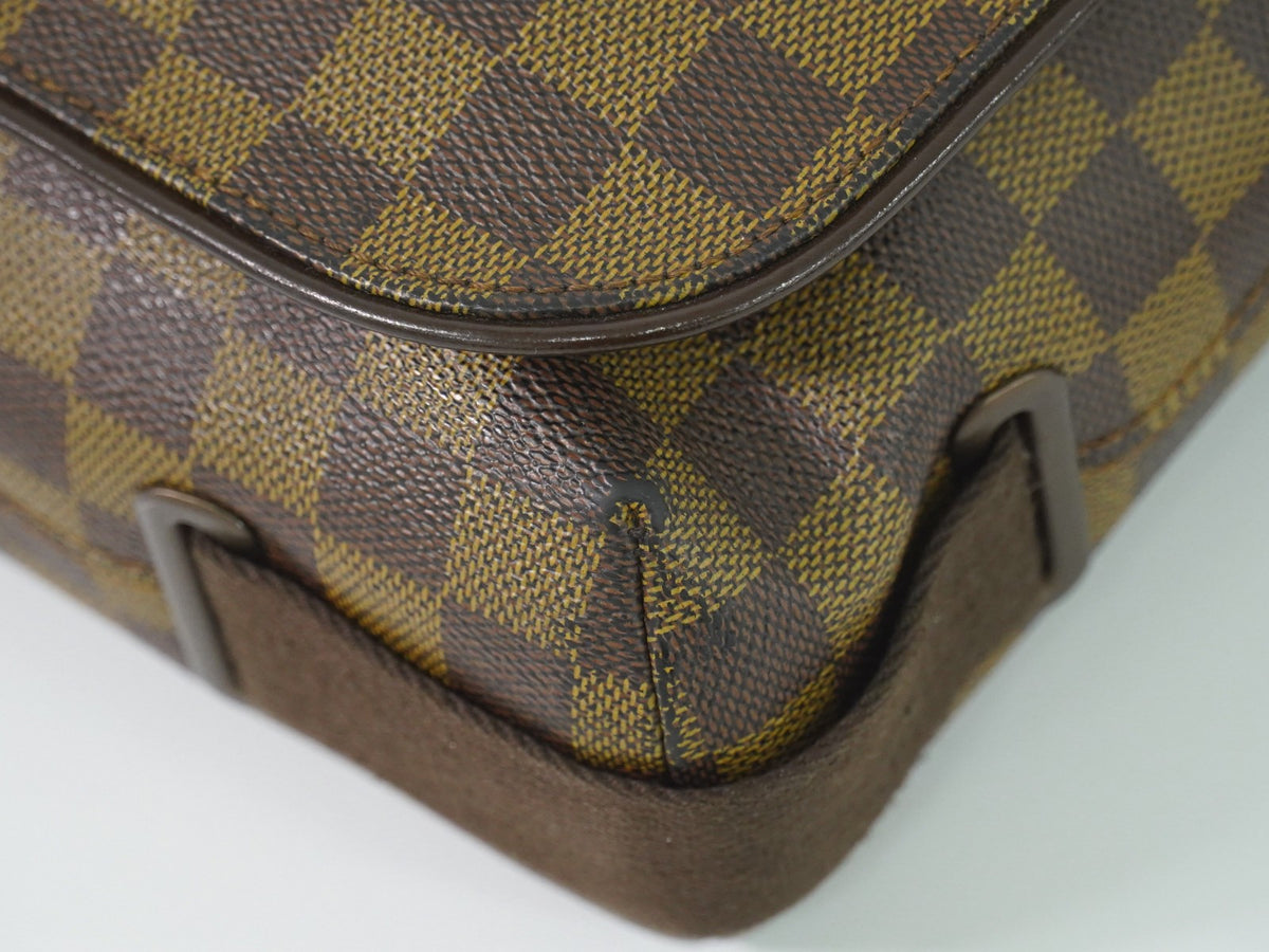 Louis Vuitton Brooklyn Damier Brown Canvas Handbag (Pre-Owned)