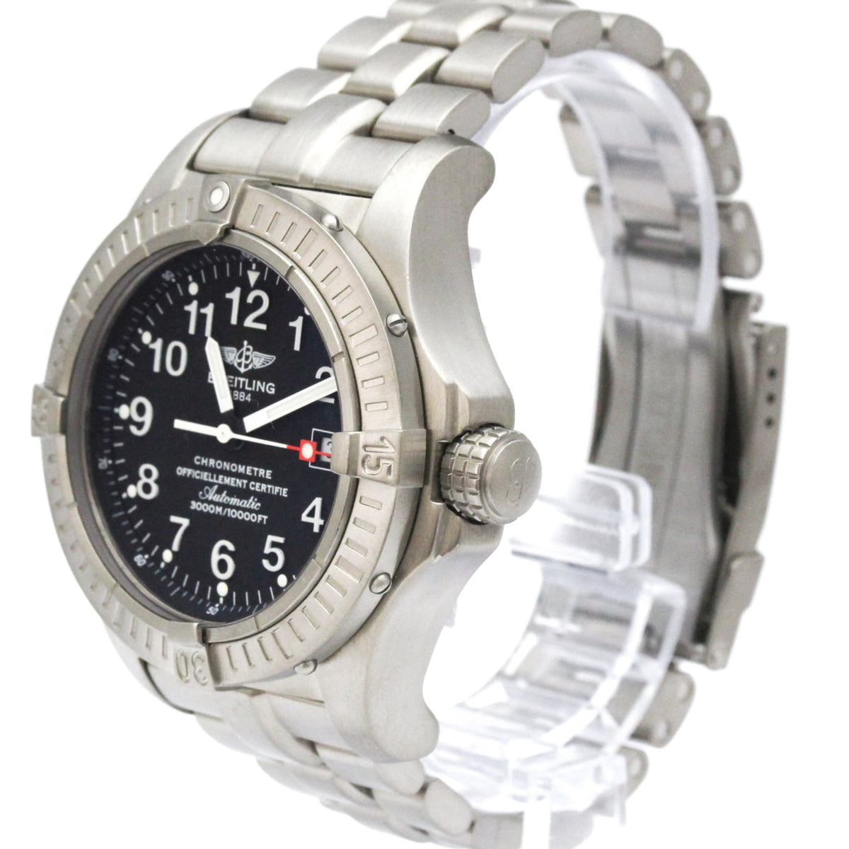 Breitling Avenger Ii Seawolf Automatic Stainless Steel Watch (Pre-Owned)