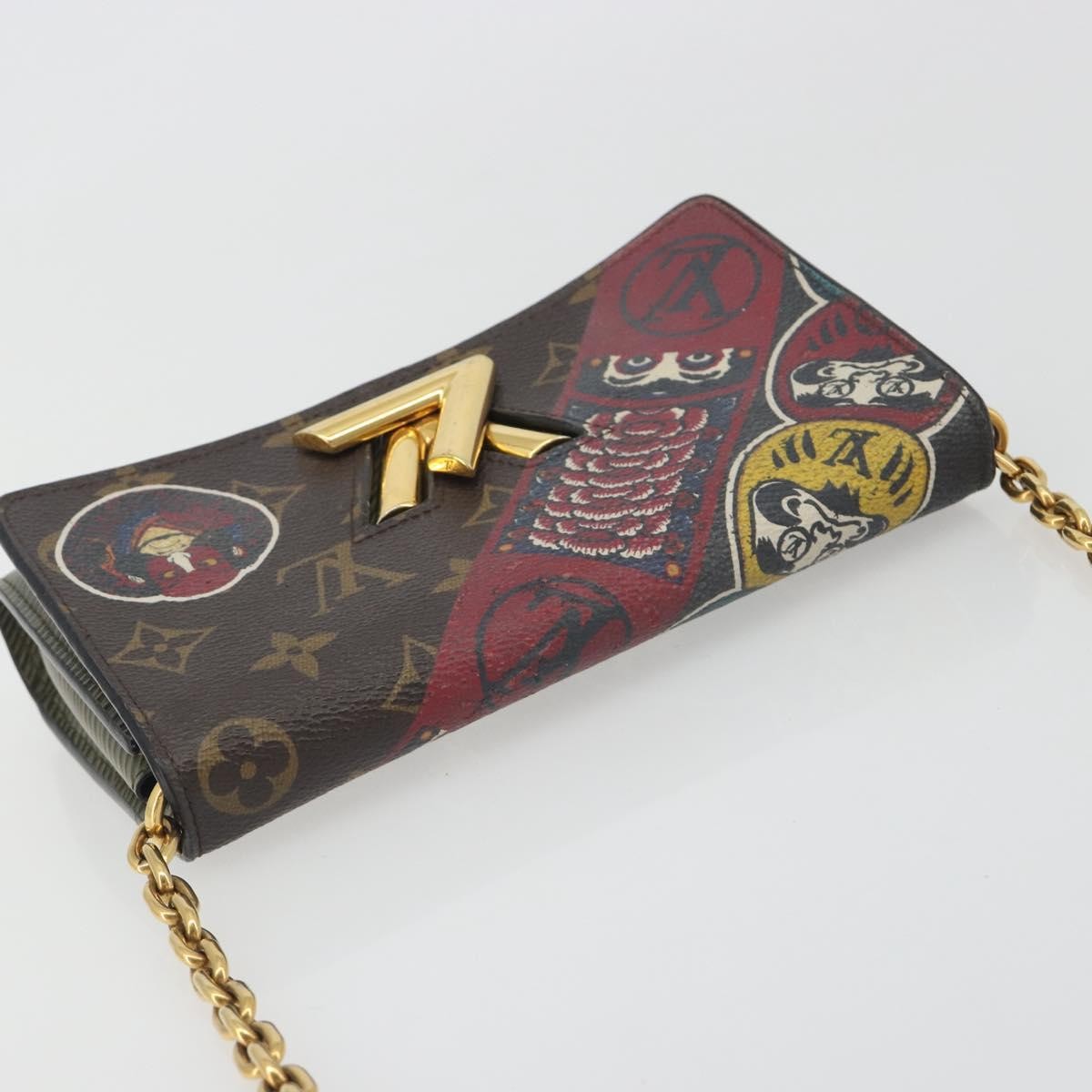 Louis Vuitton Twist Monogram Leather Multicolour Canvas Clutche & Pouche Bag (Pre-Owned)