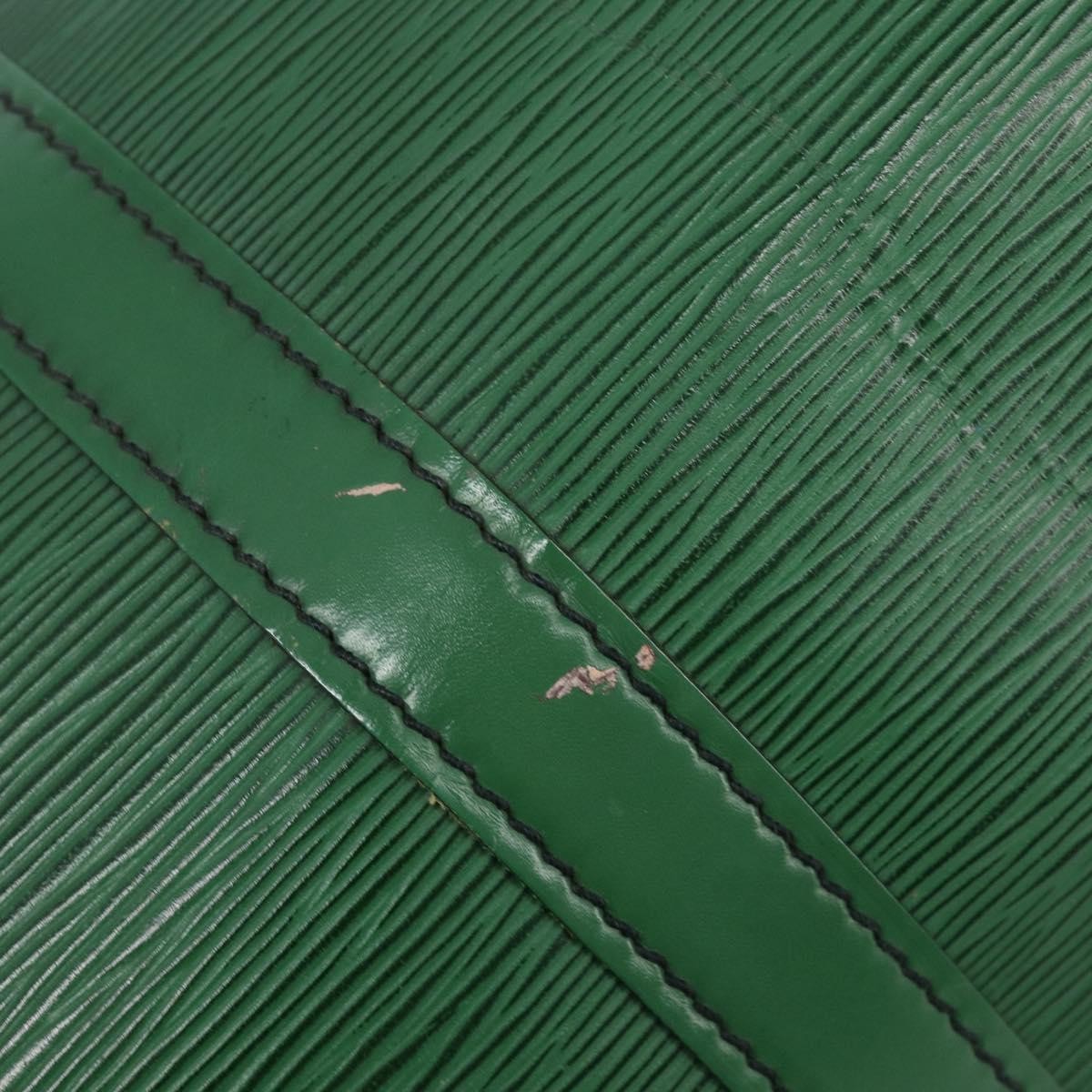 Louis Vuitton Keepall Epi Leather Green Leather Travel Bag Bag (Pre-Owned)