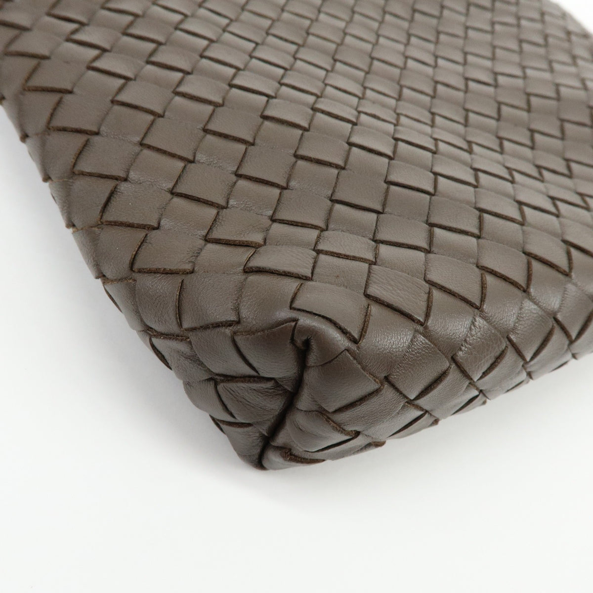 Bottega Veneta Shoulder Intrecciato Nappa Brown Leather Shoulder Bag Bag (Pre-Owned)