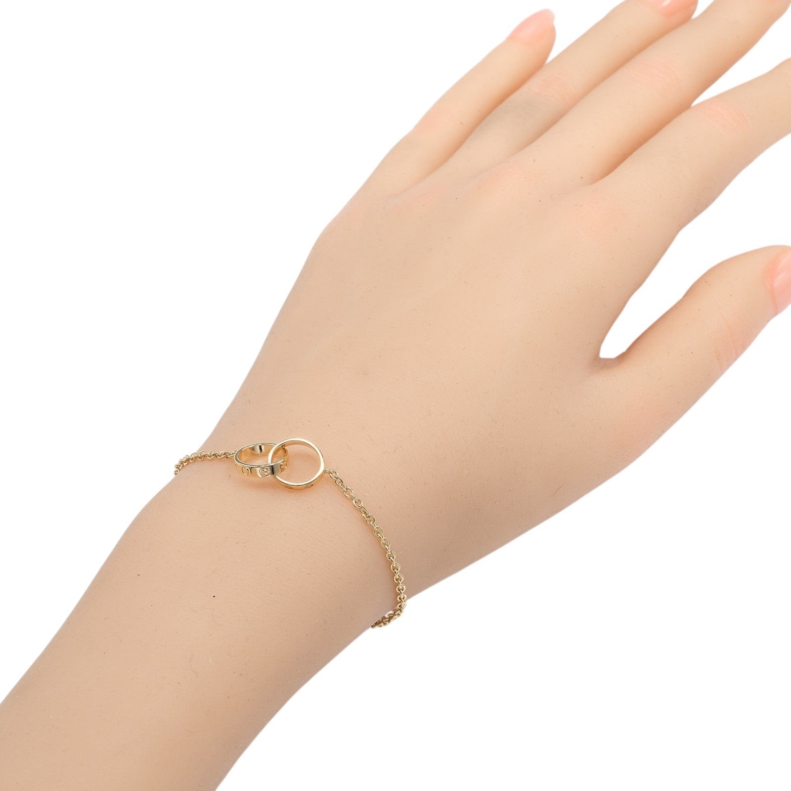 Cartier Love Interlocking 18K Yellow Gold Gold Yellow_Gold Bracelet Jewelry (Pre-Owned)
