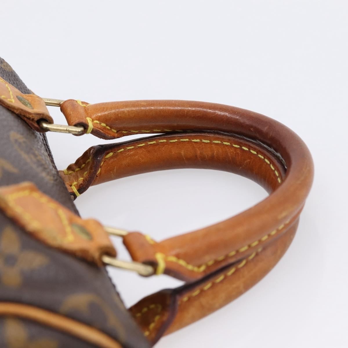 Louis Vuitton Speedy Mini Hl Monogram Canvas Brown Canvas Handbag (Pre-Owned)