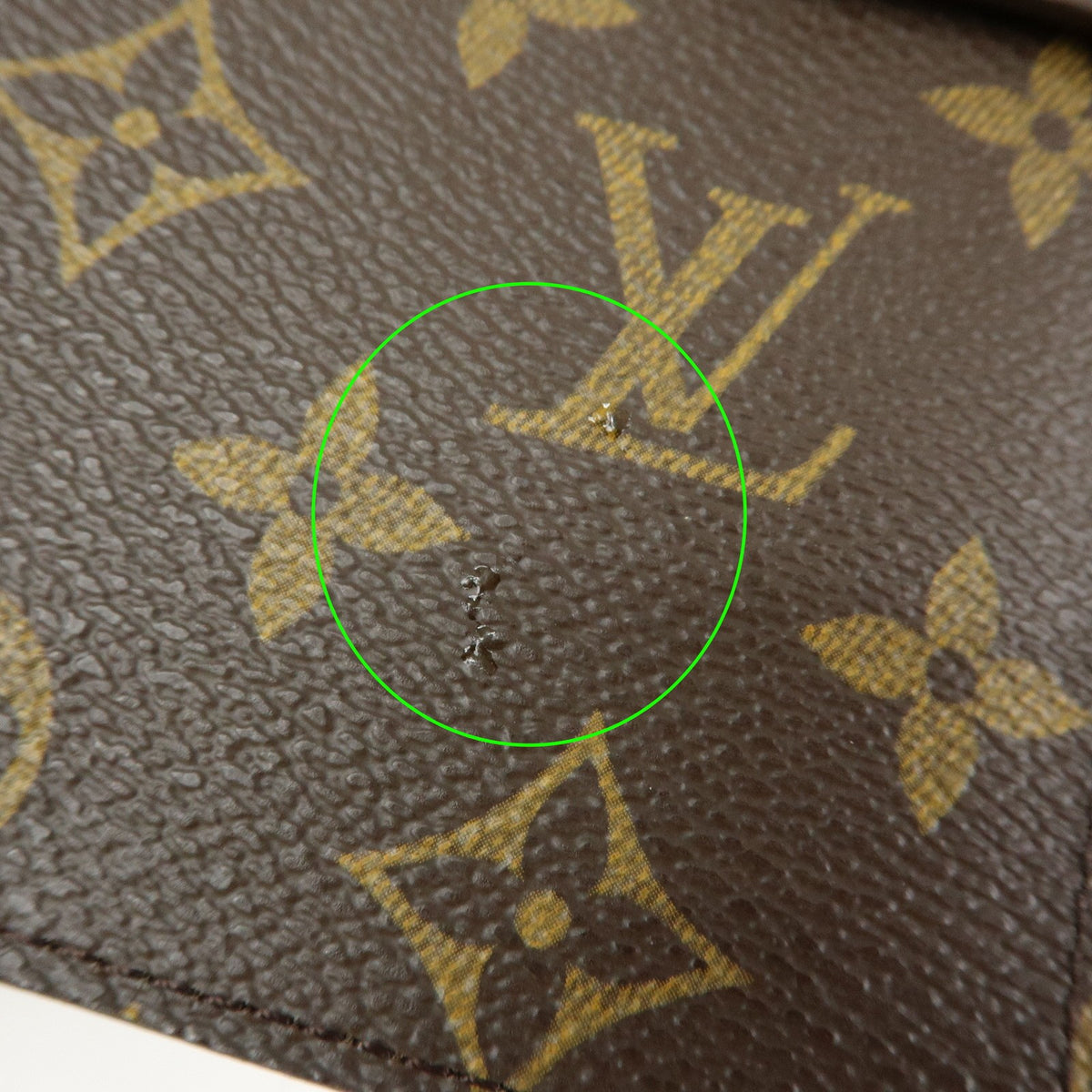 Louis Vuitton Ring Agenda Cover Monogram Canvas Brown Canvas Briefcase Bag (Pre-Owned)