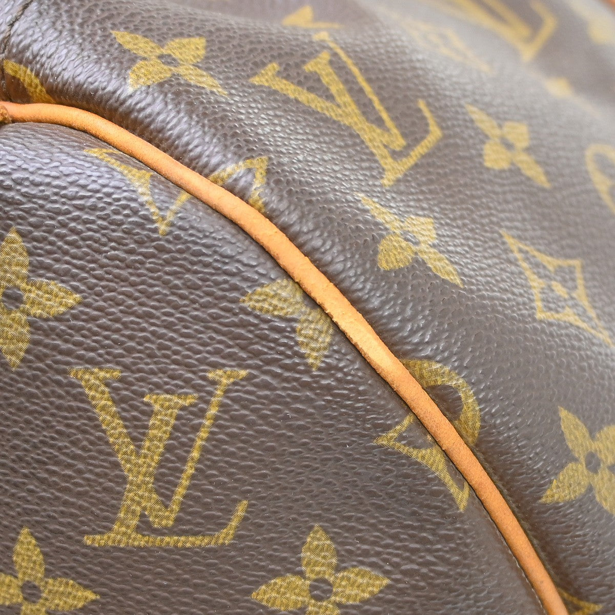Louis Vuitton Keepall Monogram Canvas Brown Canvas Travel Bag Bag (Pre-Owned)