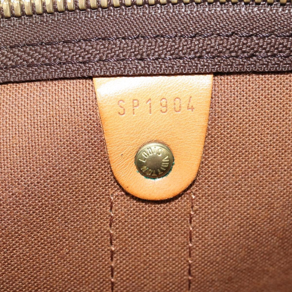 Louis Vuitton Keepall Monogram Canvas Brown Canvas Travel Bag Bag (Pre-Owned)