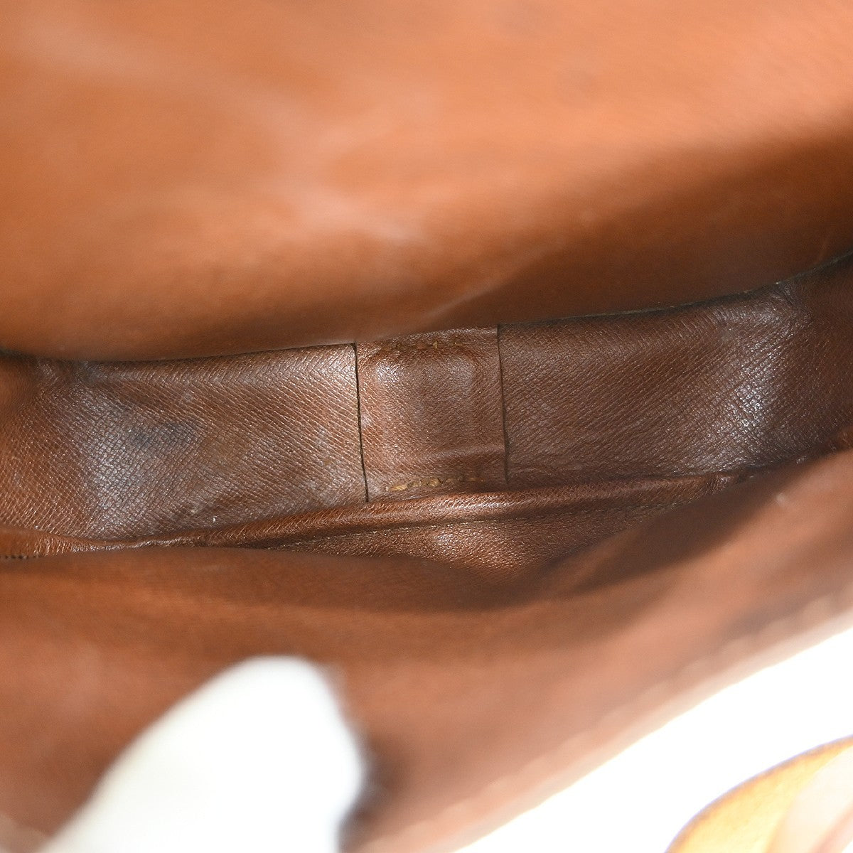 Louis Vuitton Cartouchiere Monogram Brown Canvas Shoulder Bag Bag (Pre-Owned)