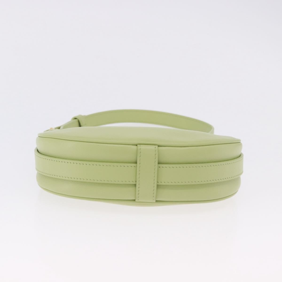 Celine Ava Leather Green Leather Handbag (Pre-Owned)