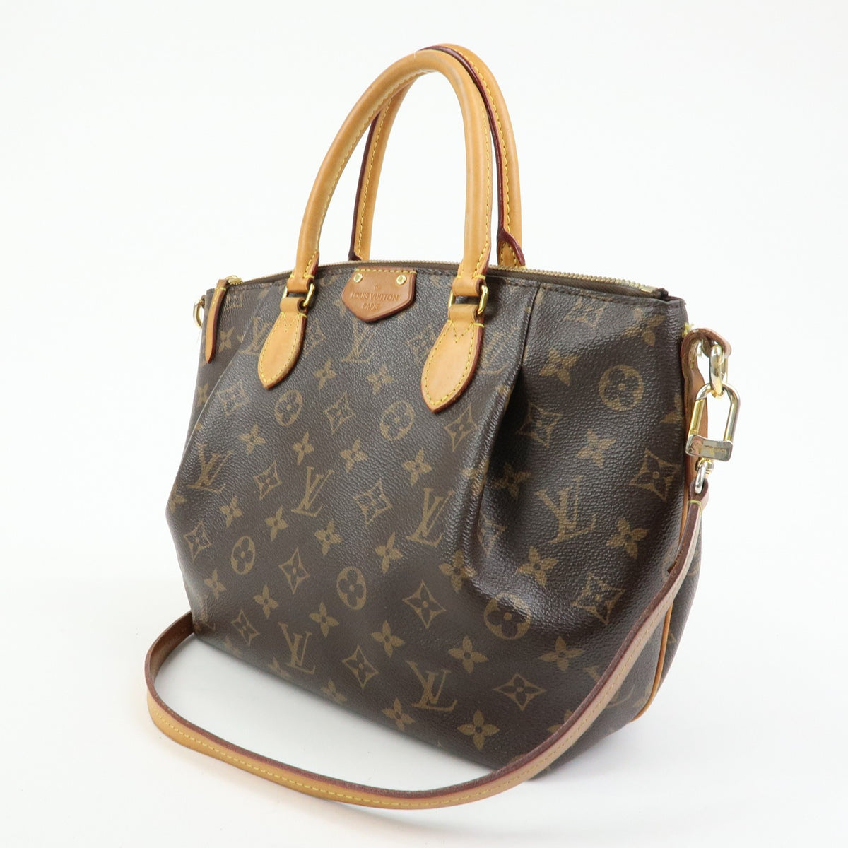 Louis Vuitton Turenne Monogram Canvas Brown Canvas Handbag (Pre-Owned)