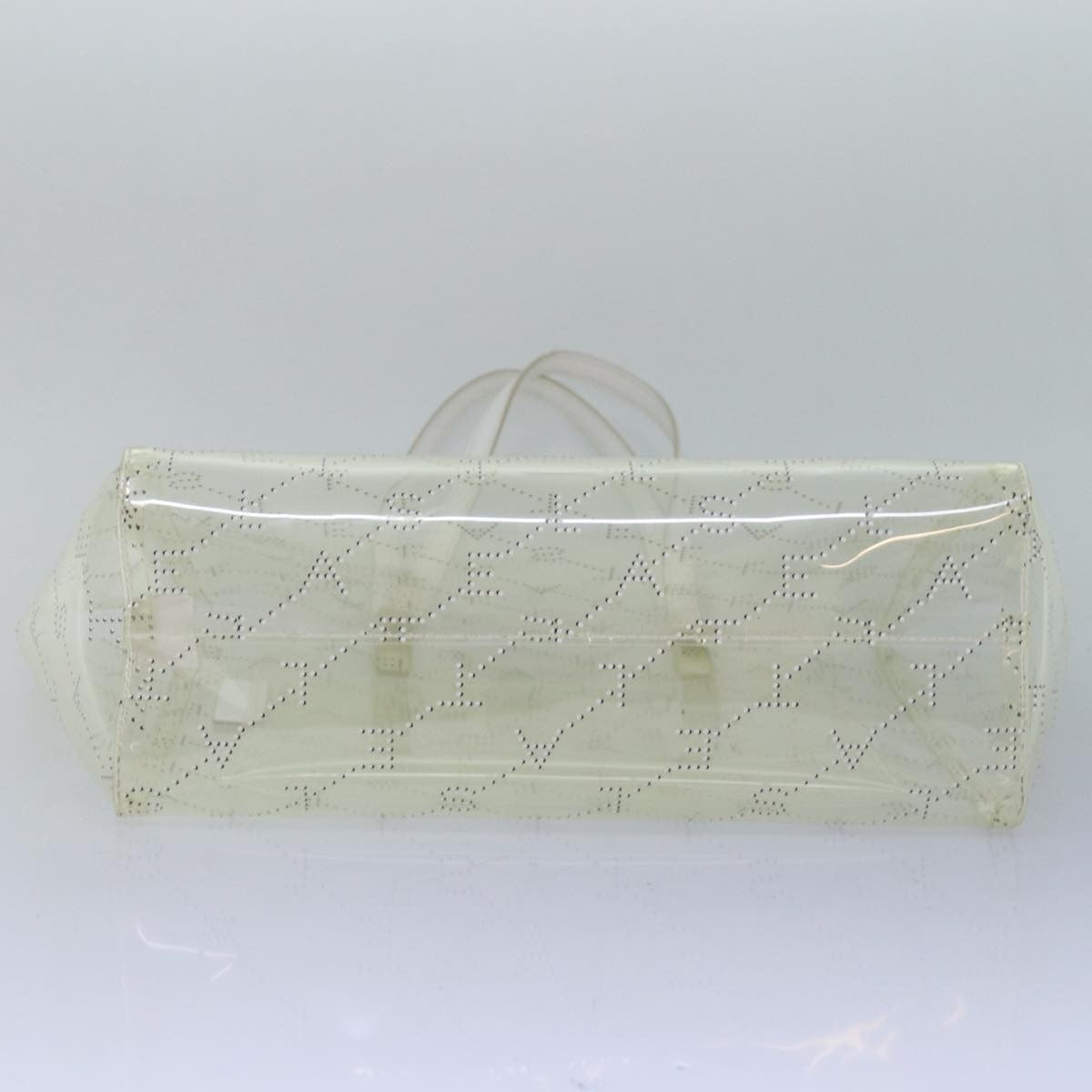 Stella Mccartney Logo Shopping Tote Vinyl Clear Plastic Tote Bag Bag (Pre-Owned)