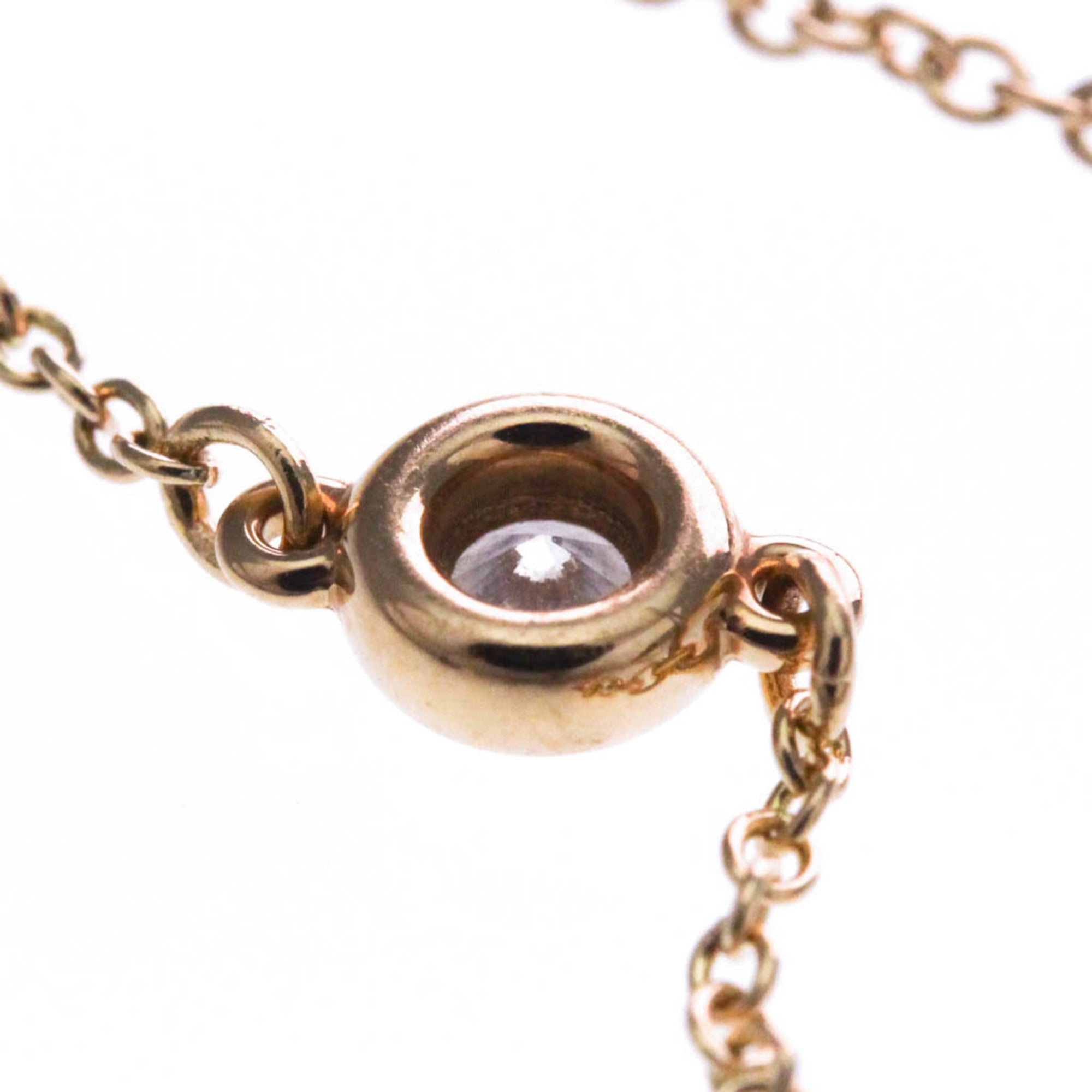 Tiffany & Co. Elsa Peretti Diamonds By The Yard 18K Rose Gold With Diamond Gold Pink_Gold Bracelet Jewelry (Pre-Owned)