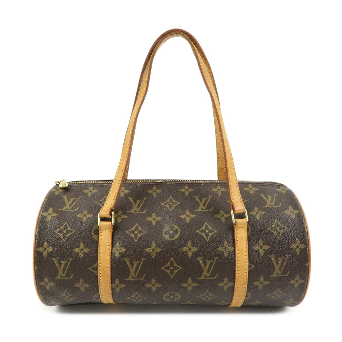 Louis Vuitton Papillon Monogram Canvas Brown Canvas Handbag (Pre-Owned)