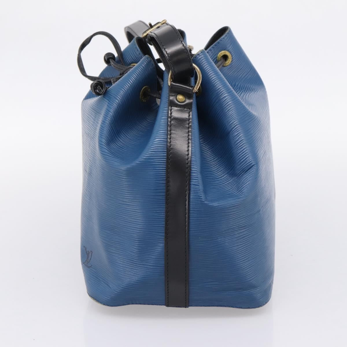 Louis Vuitton Bicolor Petit Noe Epi Leather Blue Leather Shoulder Bag Bag (Pre-Owned)