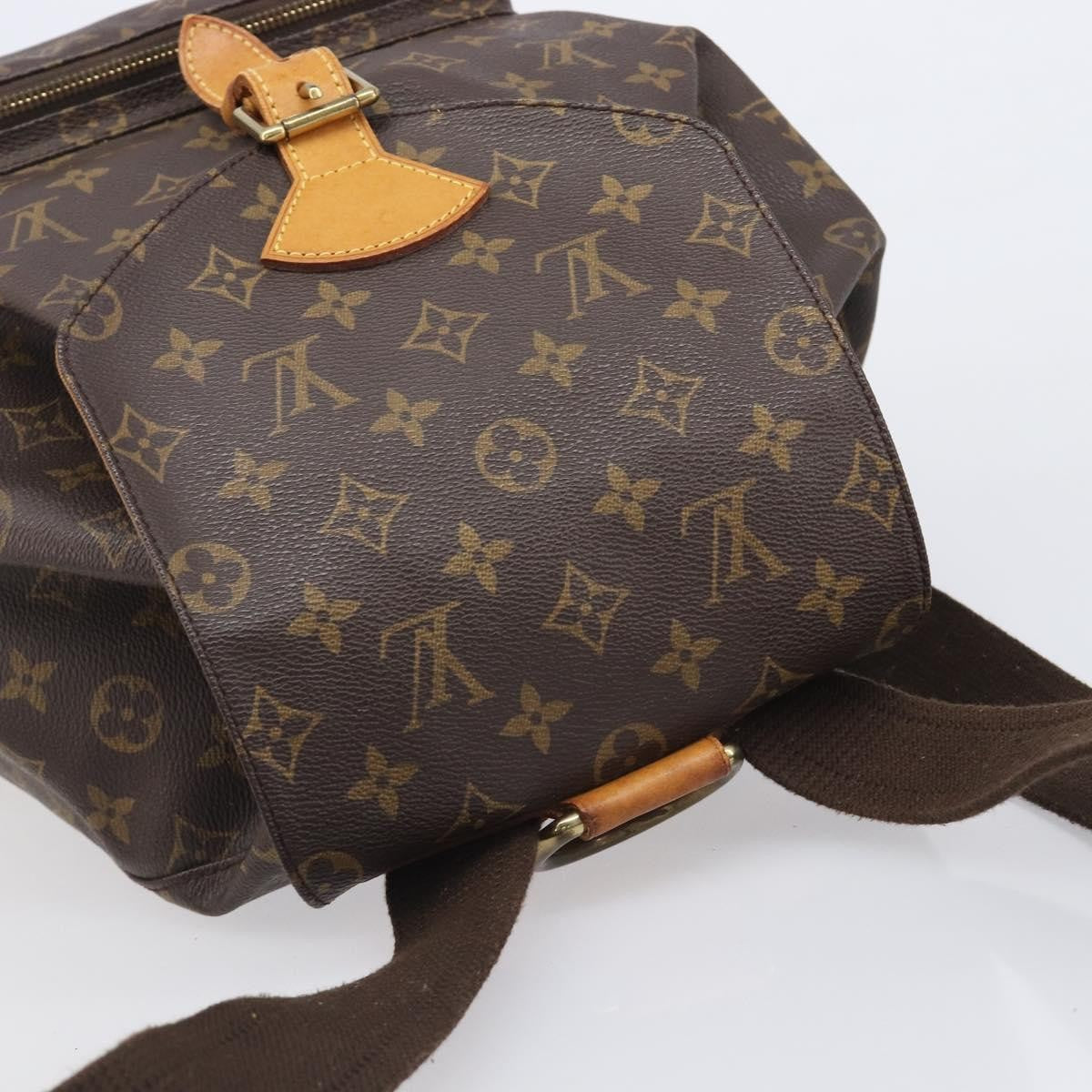 Louis Vuitton Vintage Montsouris Monogram Canvas Brown Canvas Backpack Bag (Pre-Owned)