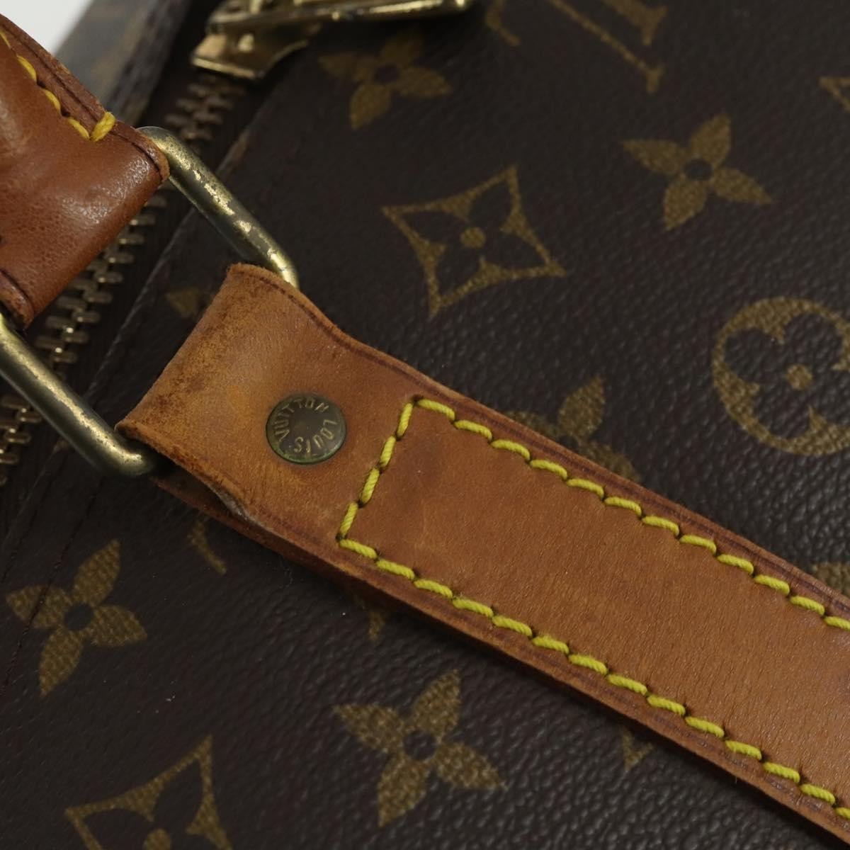 Louis Vuitton Keepall Monogram Canvas Brown Canvas Travel Bag Bag (Pre-Owned)