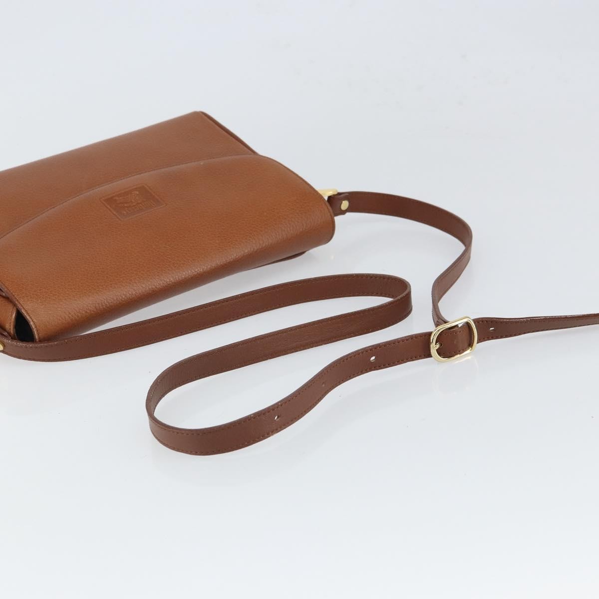 Burberry Vintage Leather Brown Leather Shoulder Bag Bag (Pre-Owned)