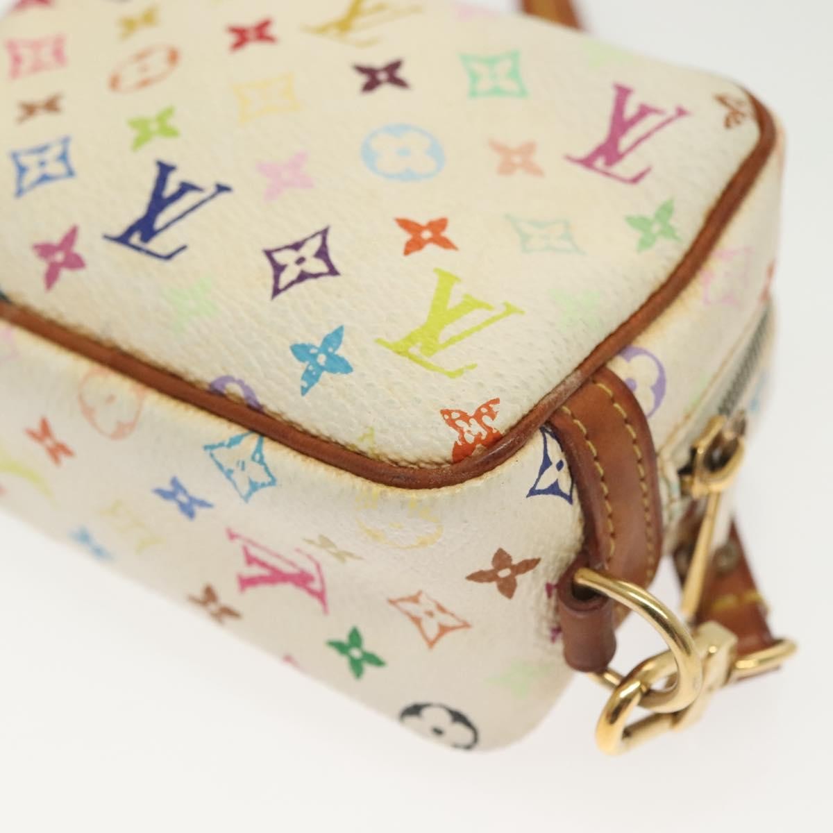 Louis Vuitton Wapity Trousse Monogram Multicolor White Canvas Clutche & Pouche Bag (Pre-Owned)