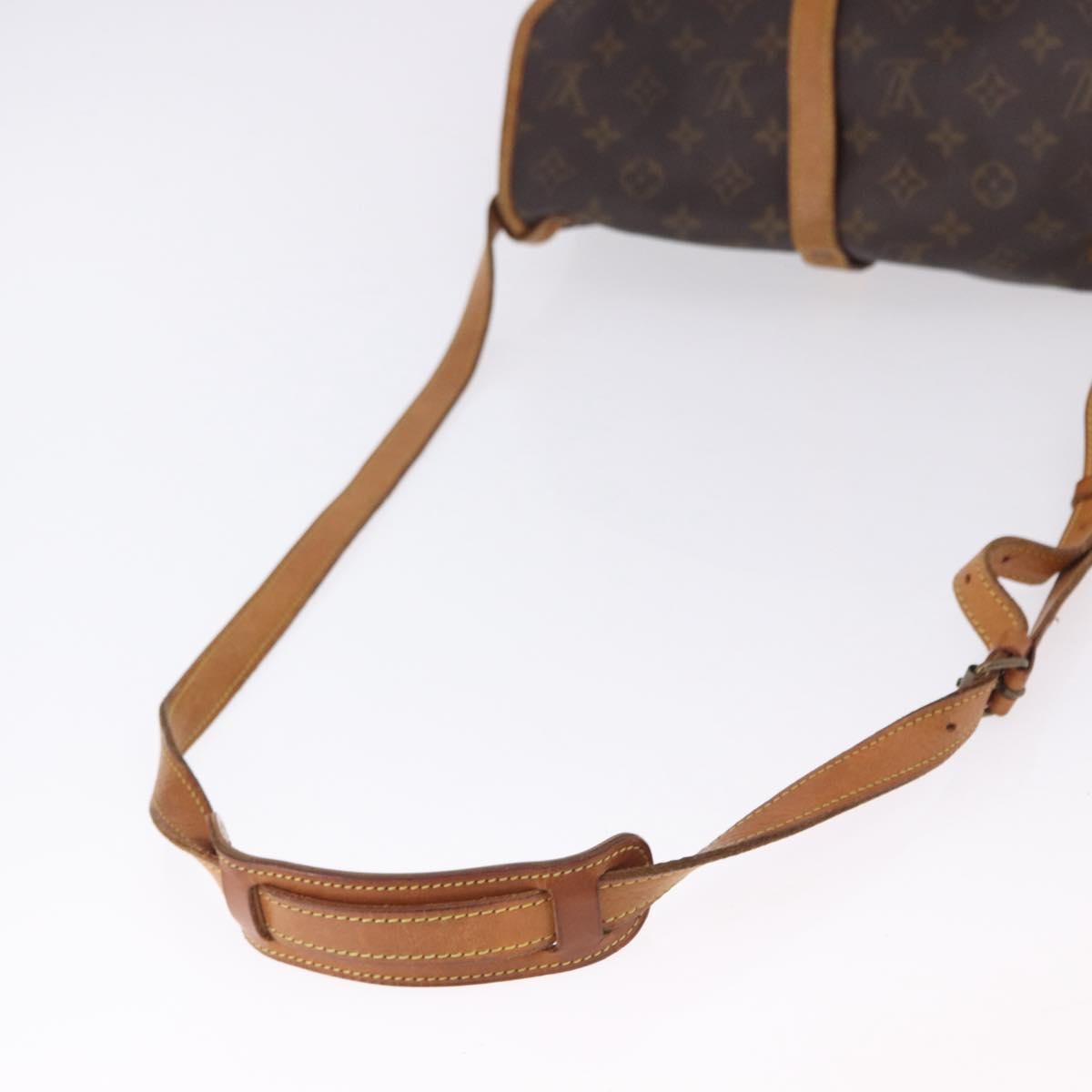Louis Vuitton Saumur Canvas Brown Canvas Shoulder Bag Bag (Pre-Owned)