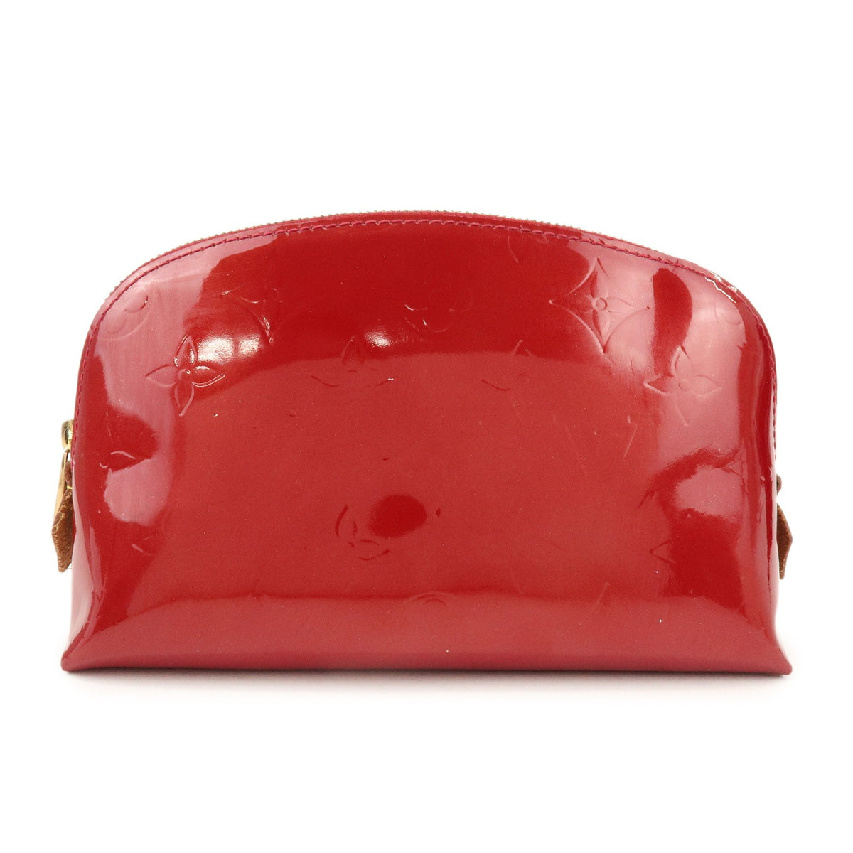 Louis Vuitton Cosmetic Monogram Vernis Red Patent_Leather Toiletry Case Accessory (Pre-Owned)