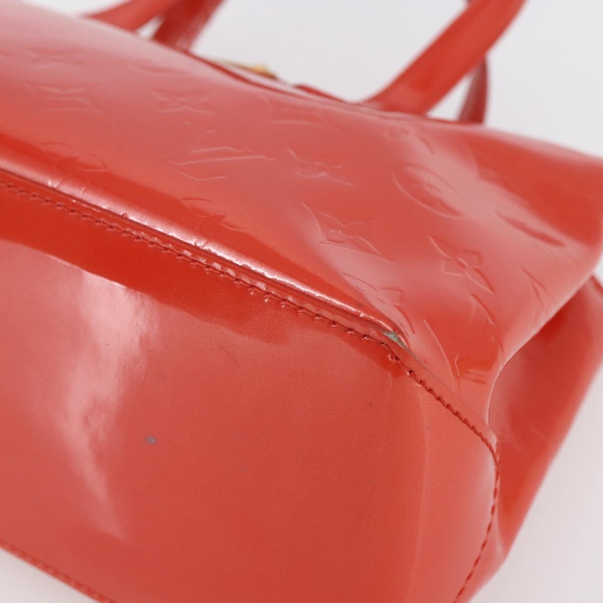 Louis Vuitton Wilshire Monogram Vernis Orange Patent_Leather Tote Bag Bag (Pre-Owned)