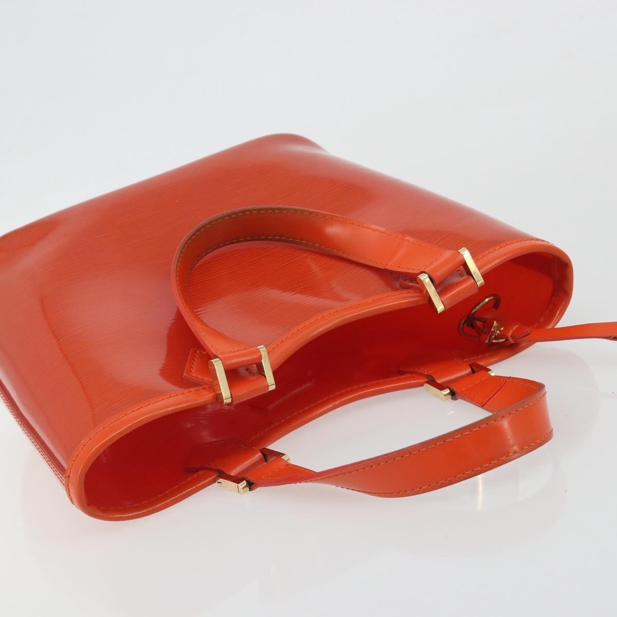 Louis Vuitton Plage Lagoon Bay Vinyl Epi Leather Orange Leather Tote Bag Bag (Pre-Owned)