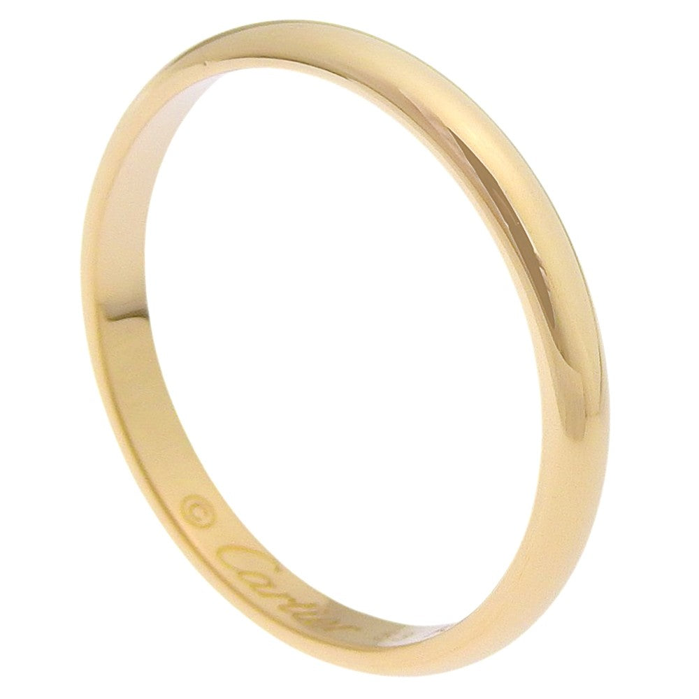 Cartier 1895 Wedding Band 18K Yellow Gold Gold Yellow_Gold Ring Jewelry (Pre-Owned)