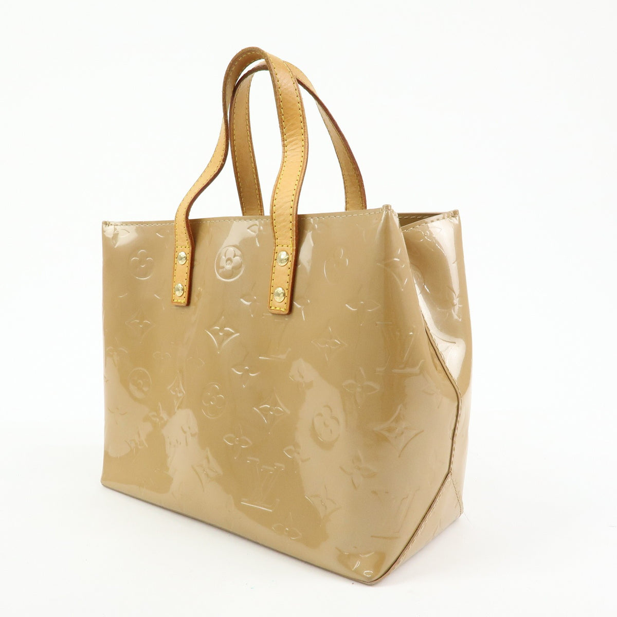 Louis Vuitton Reade Monogram Vernis Brown Patent_Leather Handbag (Pre-Owned)