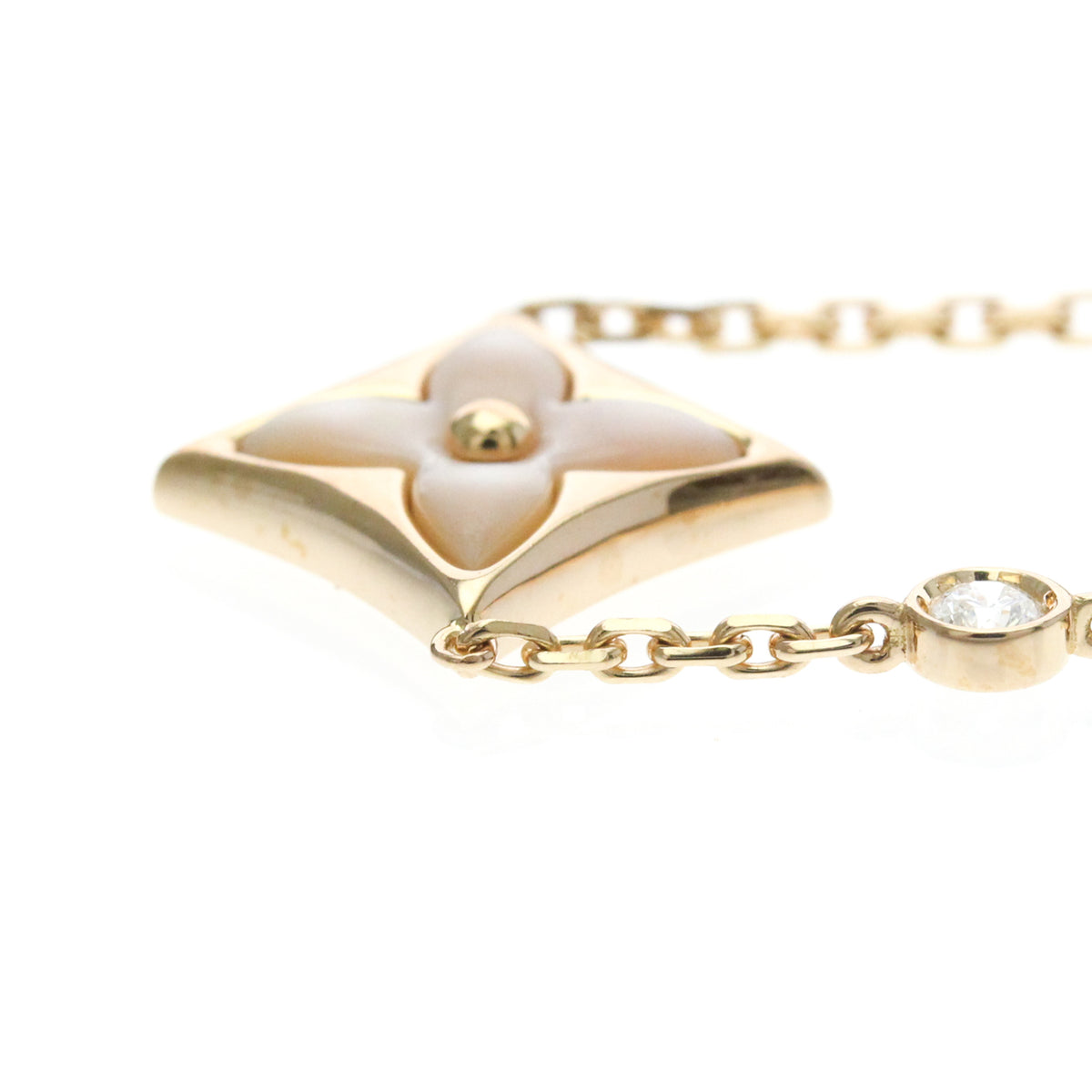 Louis Vuitton Color Blossom Bb Star 18K Rose Gold With Mother Of Pearl And Diamond Gold Pink_Gold Bracelet Jewelry (Pre-Owned)