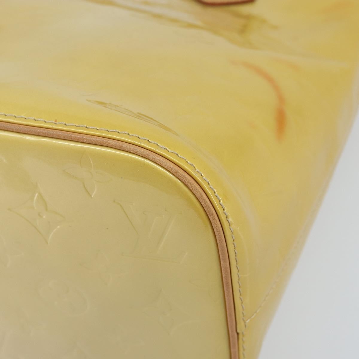 Louis Vuitton Houston Monogram Vernis Beige Patent_Leather Tote Bag Bag (Pre-Owned)