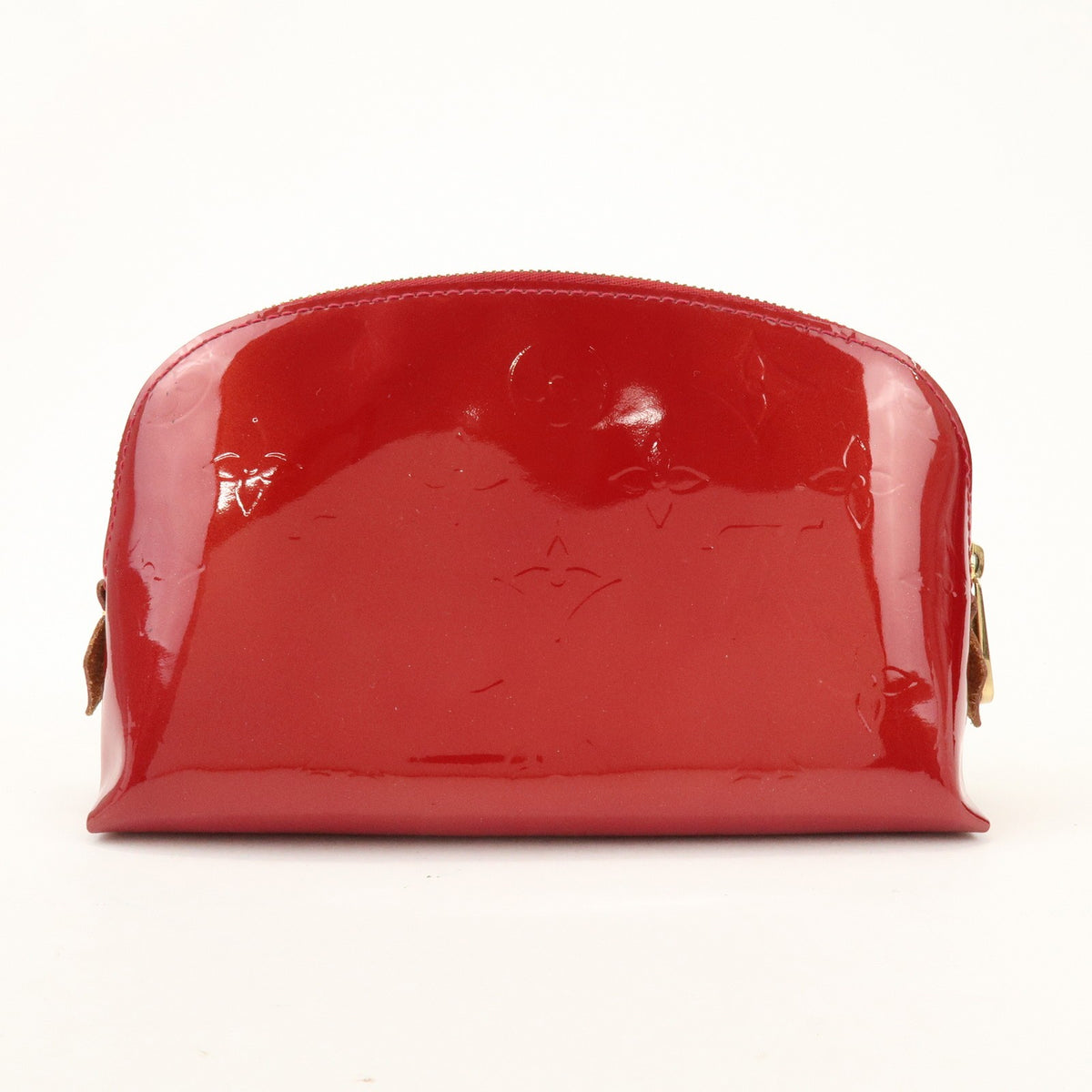 Louis Vuitton Cosmetic Monogram Vernis Red Patent_Leather Toiletry Case Accessory (Pre-Owned)