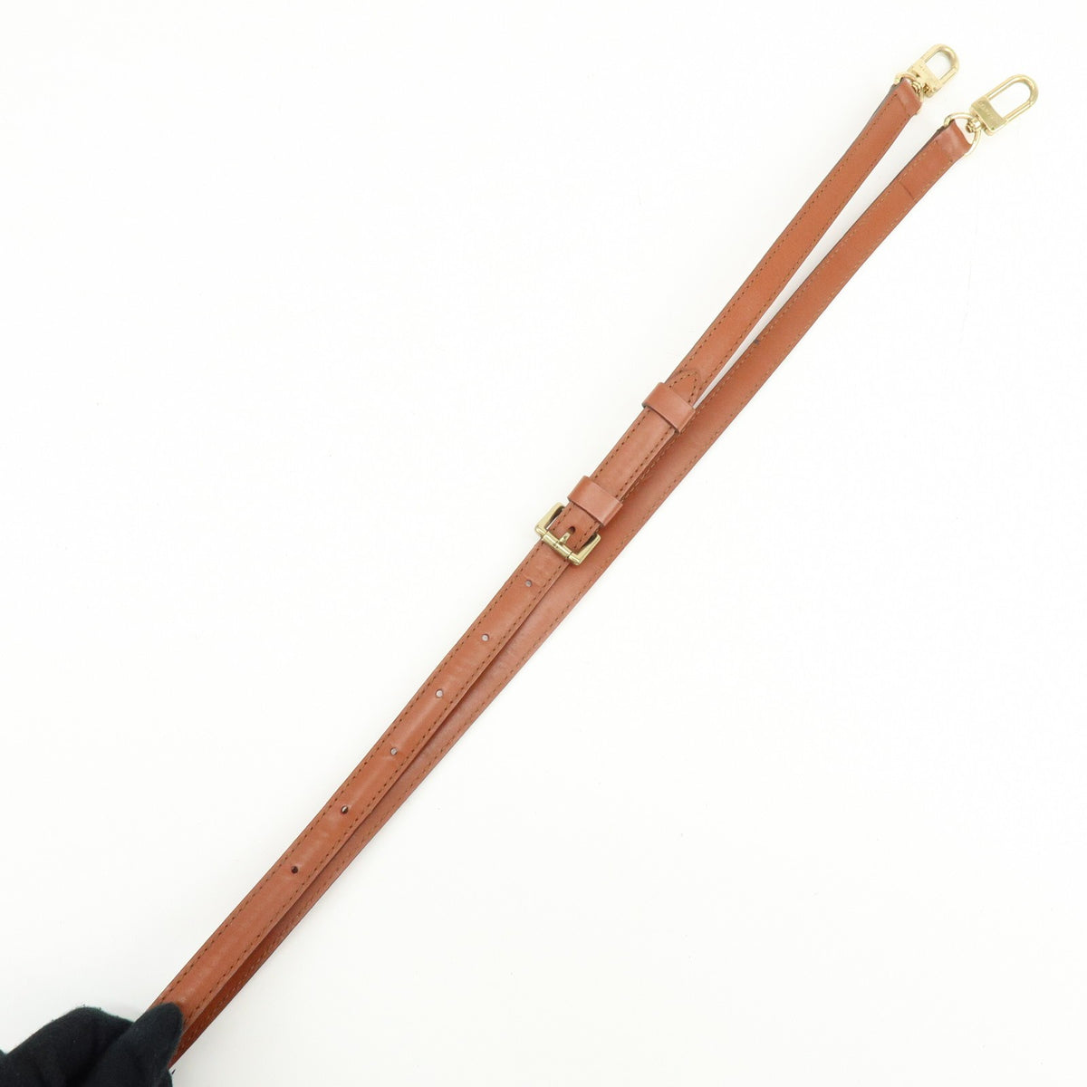 Louis Vuitton Adjustable Shoulder Strap Vachetta Leather Brown Leather Straps Accessory (Pre-Owned)