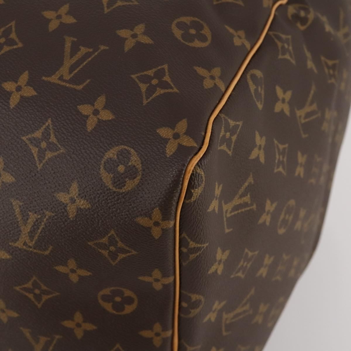 Louis Vuitton Keepall Monogram Canvas Brown Canvas Travel Bag Bag (Pre-Owned)