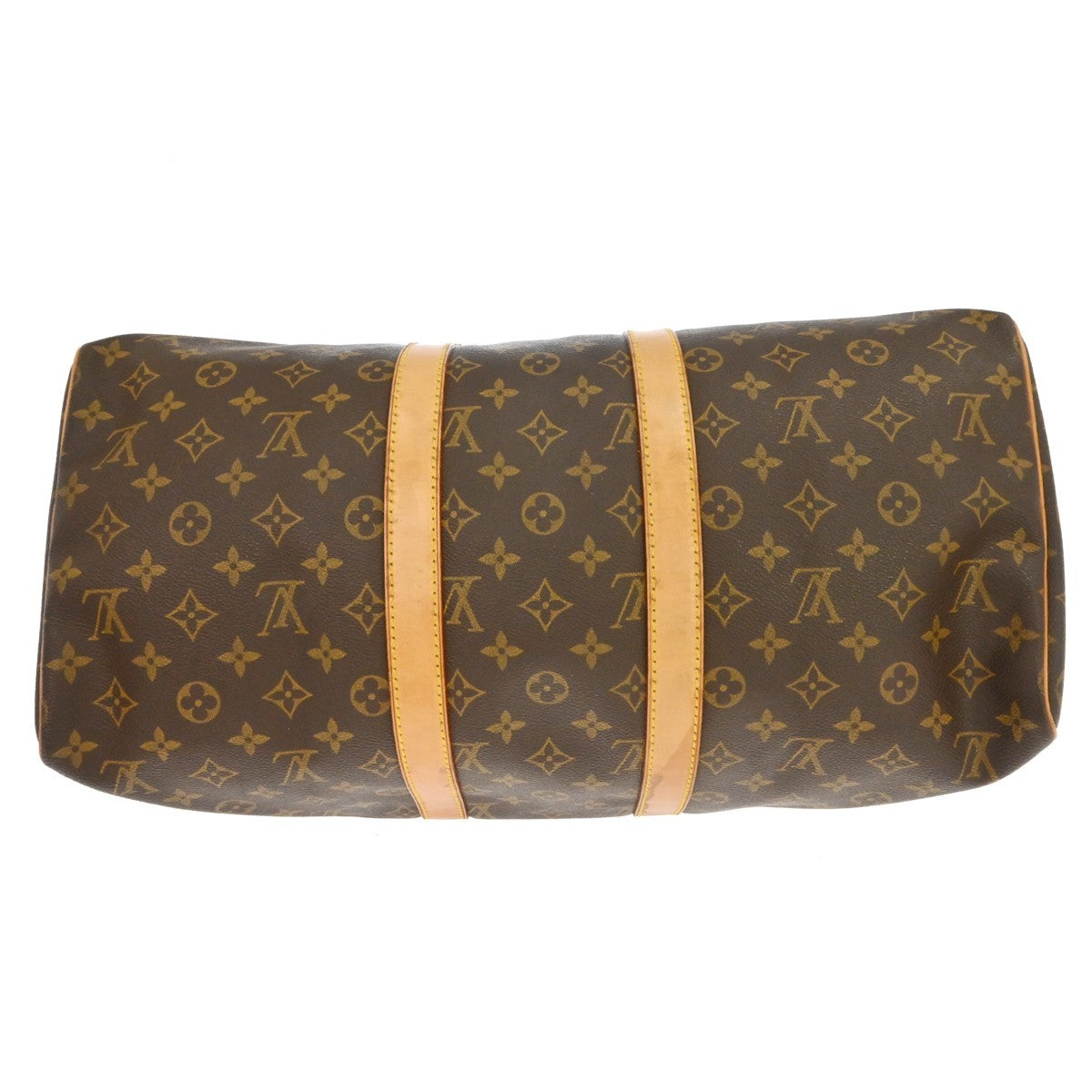 Louis Vuitton Keepall Monogram Canvas Brown Canvas Travel Bag Bag (Pre-Owned)