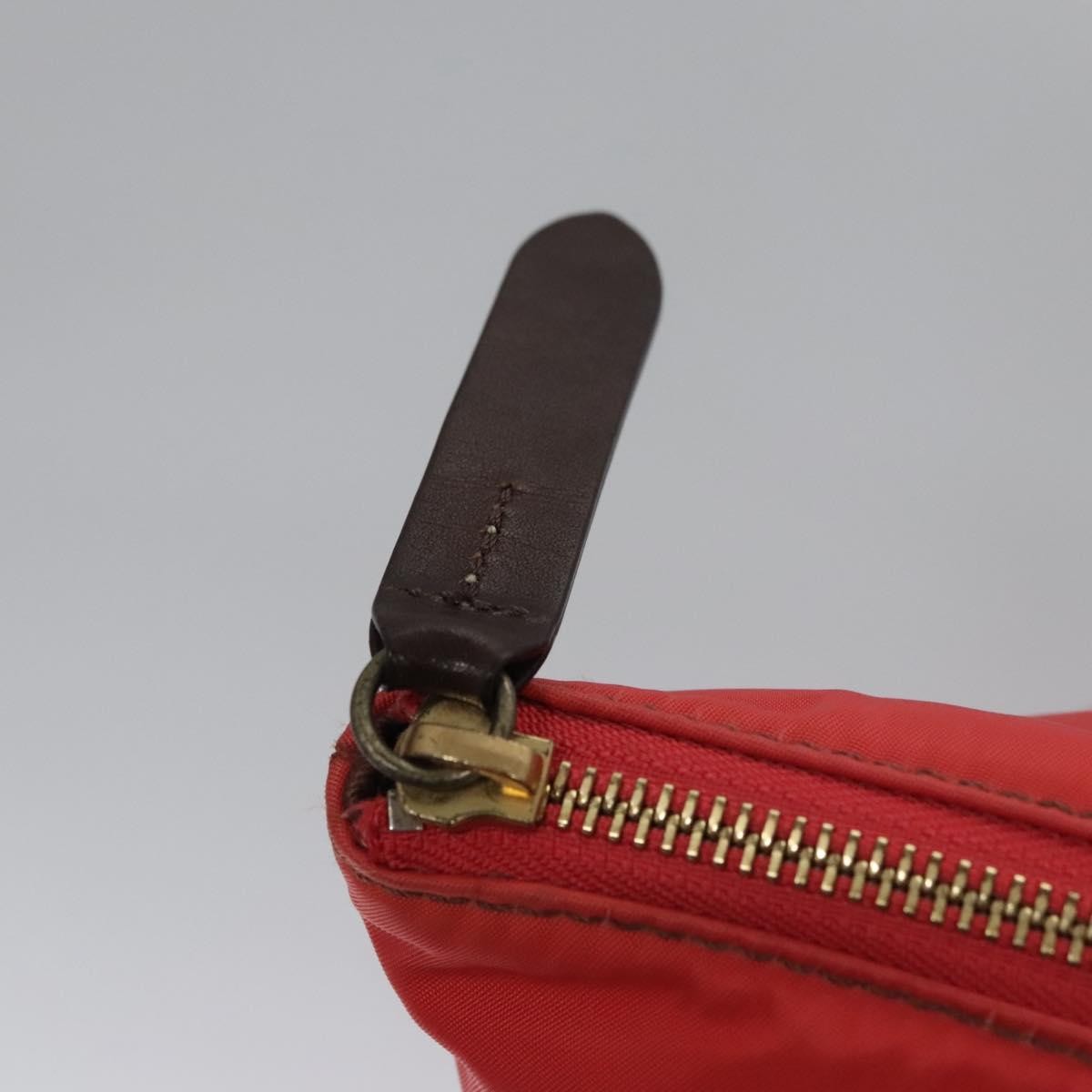 Burberry Blue Label Nylon Red Nylon Tote Bag Bag (Pre-Owned)