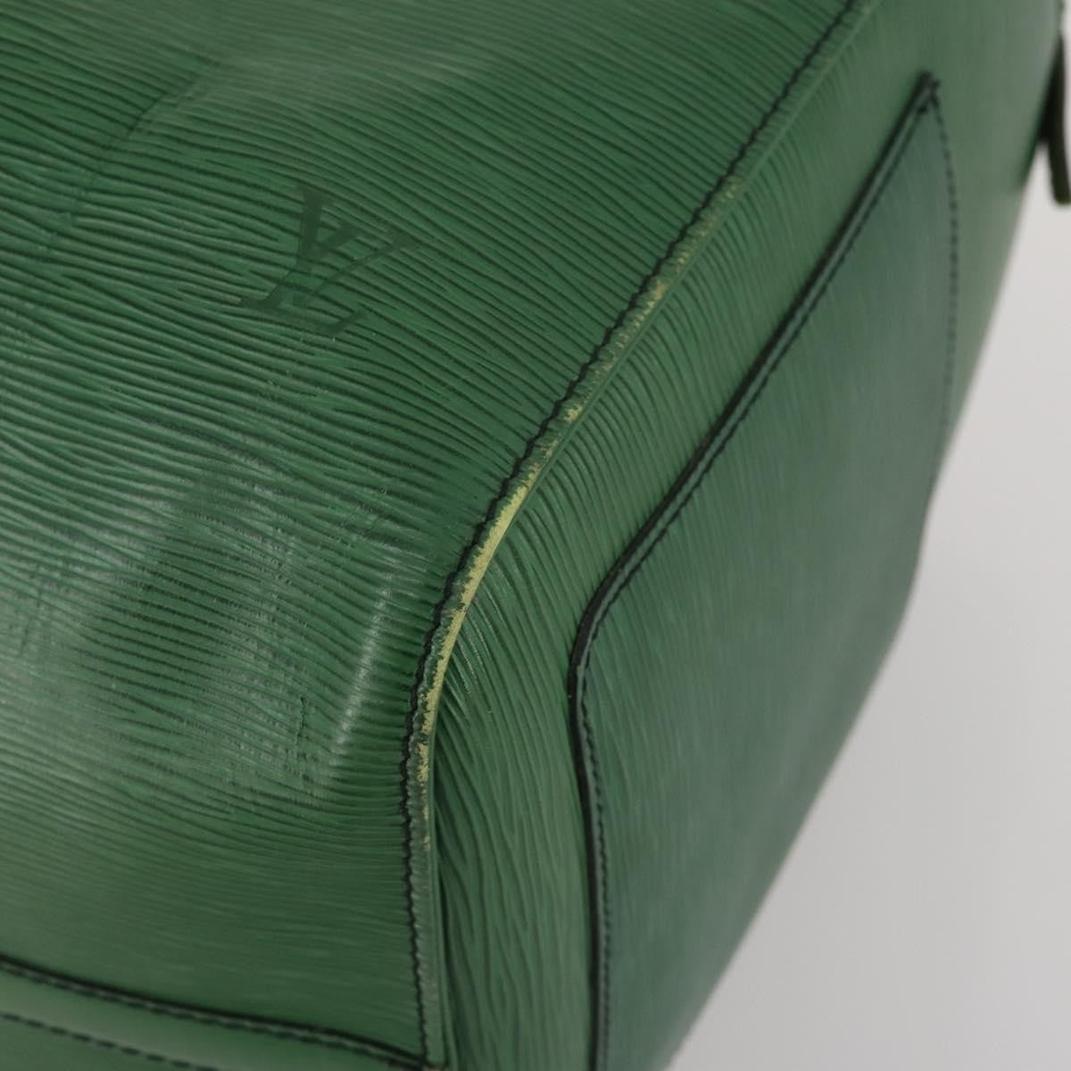 Louis Vuitton Keepall Epi Leather Green Leather Travel Bag Bag (Pre-Owned)