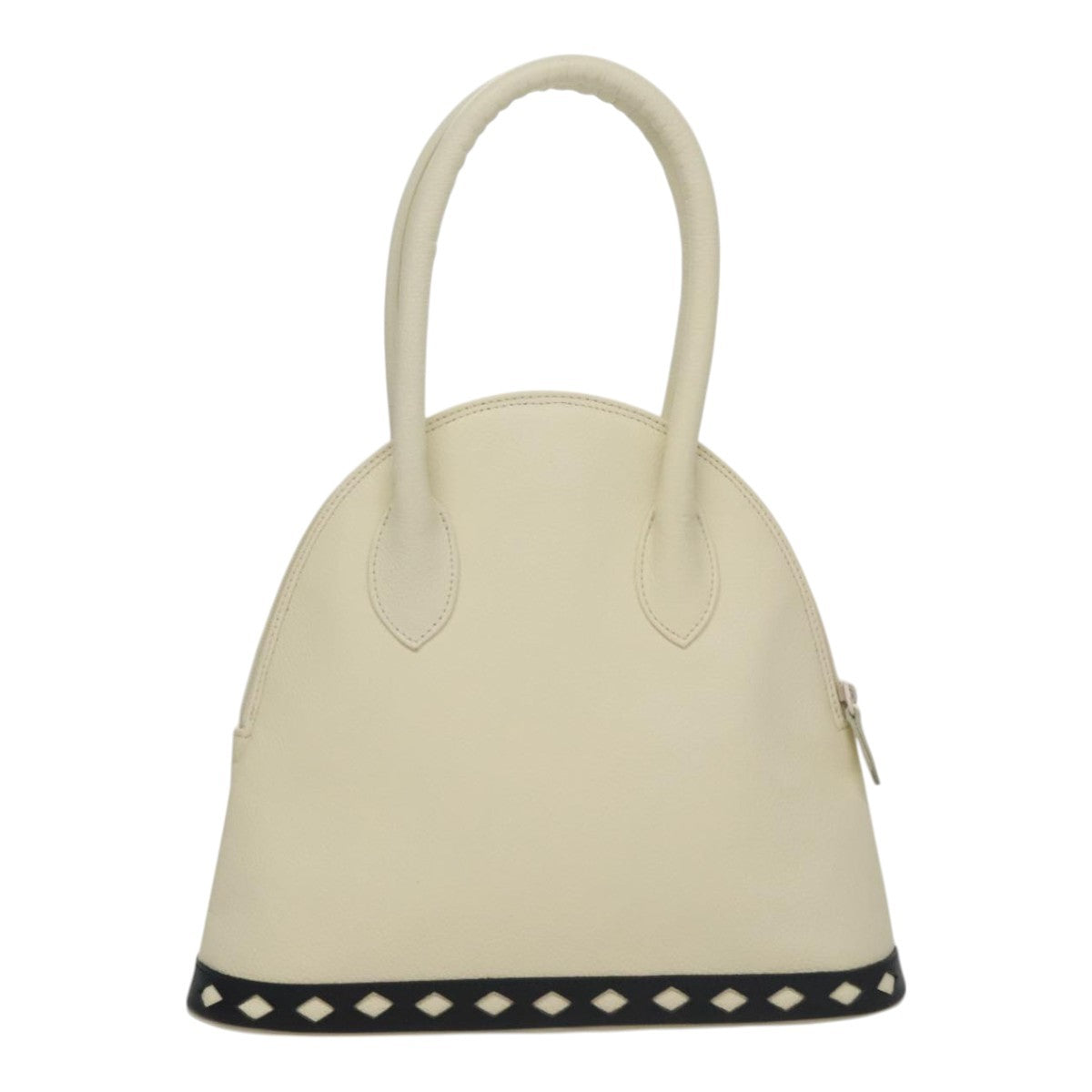 Saint Laurent Vintage Leather White Leather Handbag (Pre-Owned)