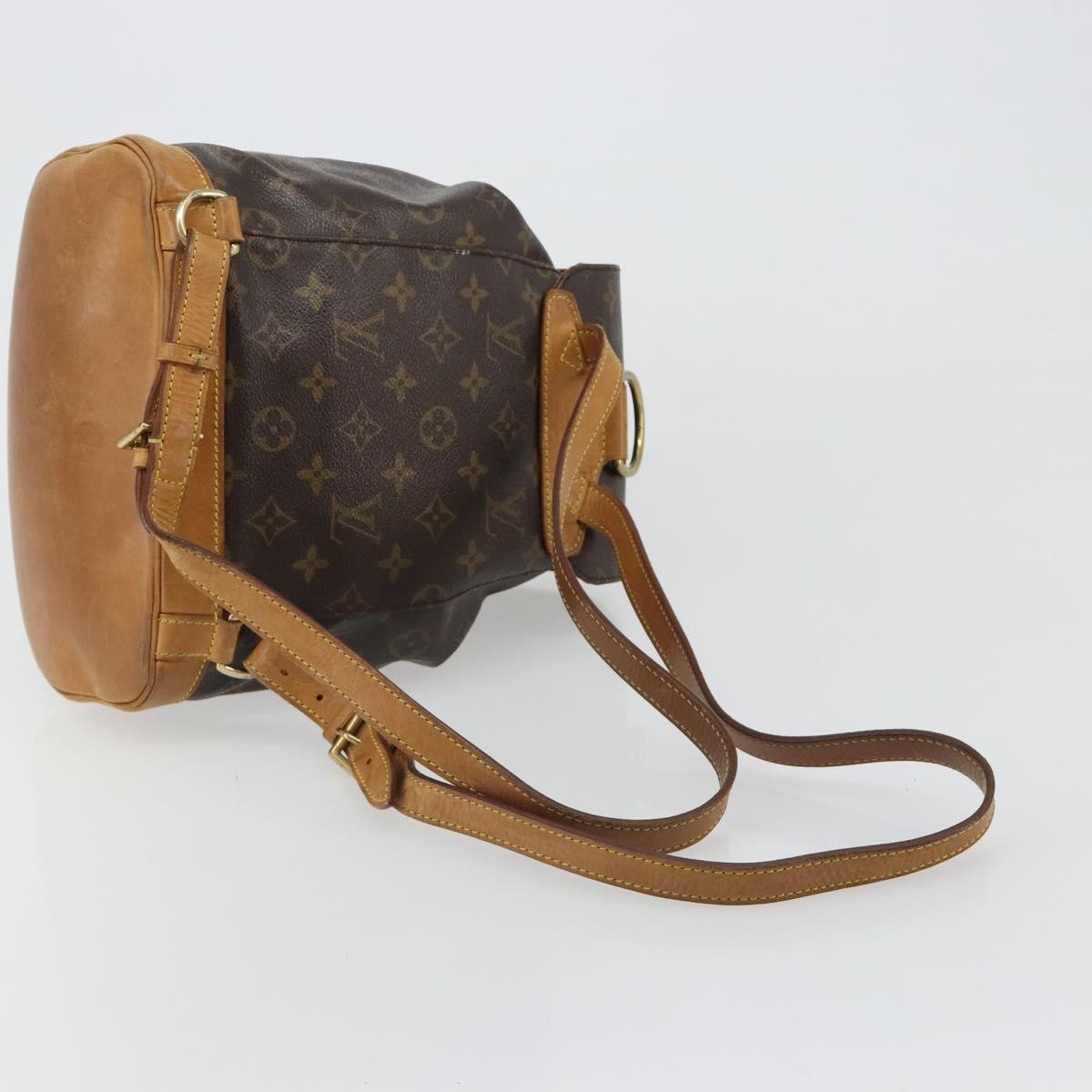 Louis Vuitton Vintage Montsouris Monogram Canvas Brown Canvas Backpack Bag (Pre-Owned)