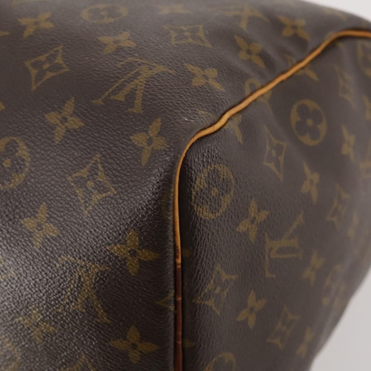 Louis Vuitton Keepall Monogram Canvas Brown Canvas Travel Bag Bag (Pre-Owned)