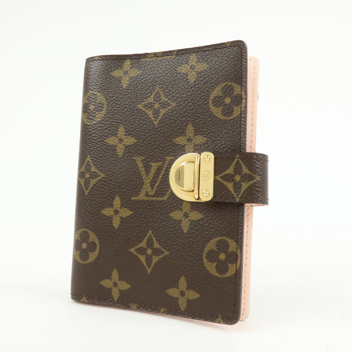 Louis Vuitton Koala Ring Agenda Cover Monogram Canvas Brown Canvas Briefcase Bag (Pre-Owned)