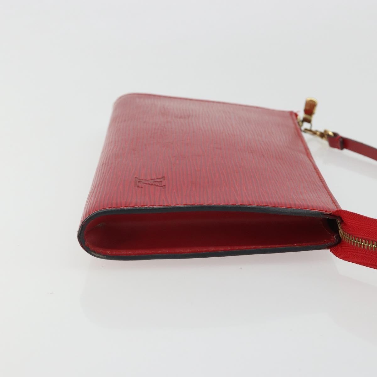 Louis Vuitton Pochette Accessoires Epi Red Leather Clutche & Pouche Bag (Pre-Owned)