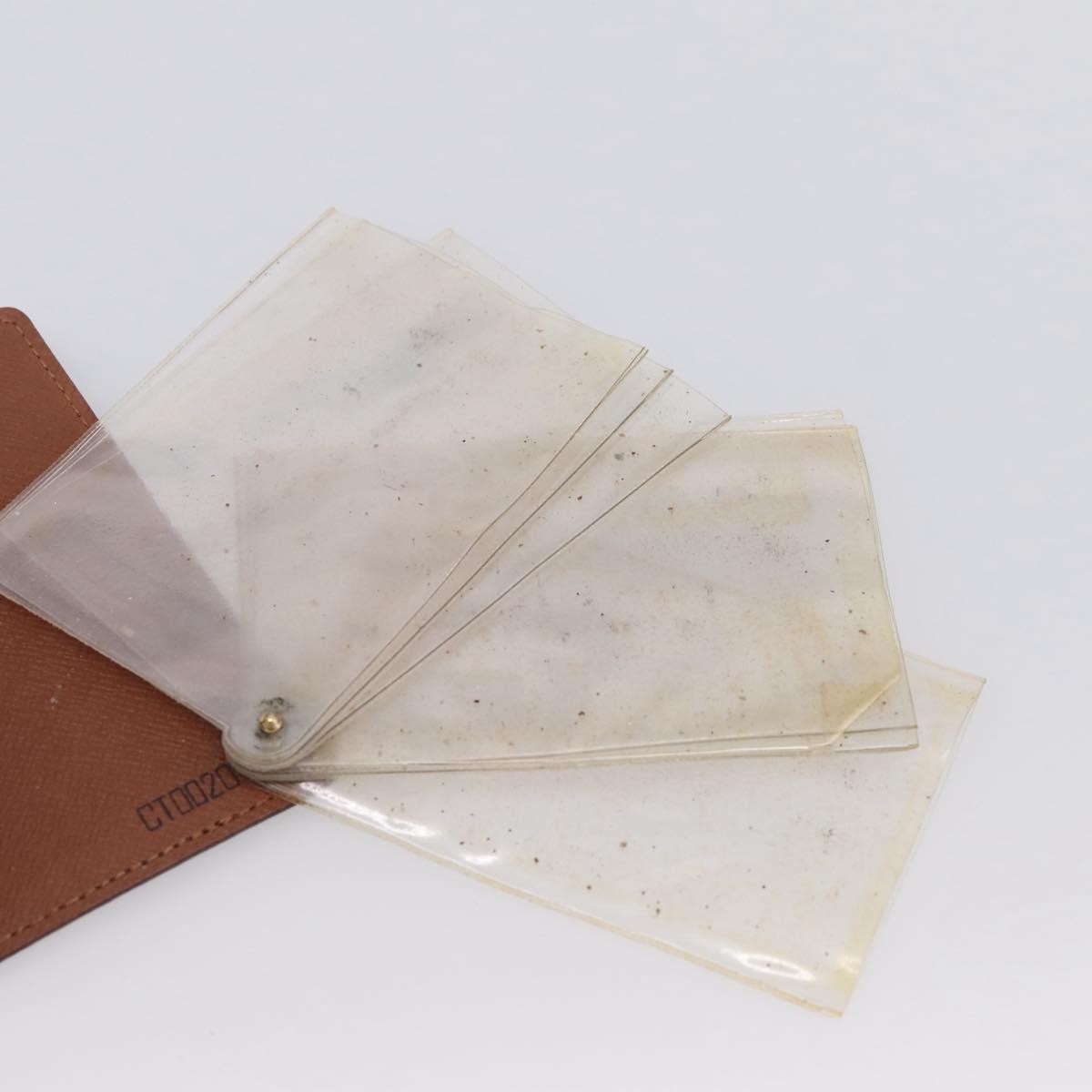 Louis Vuitton Porte Cartes Pression Card Case Monogram Canvas Brown Canvas Card Holders Accessory (Pre-Owned)