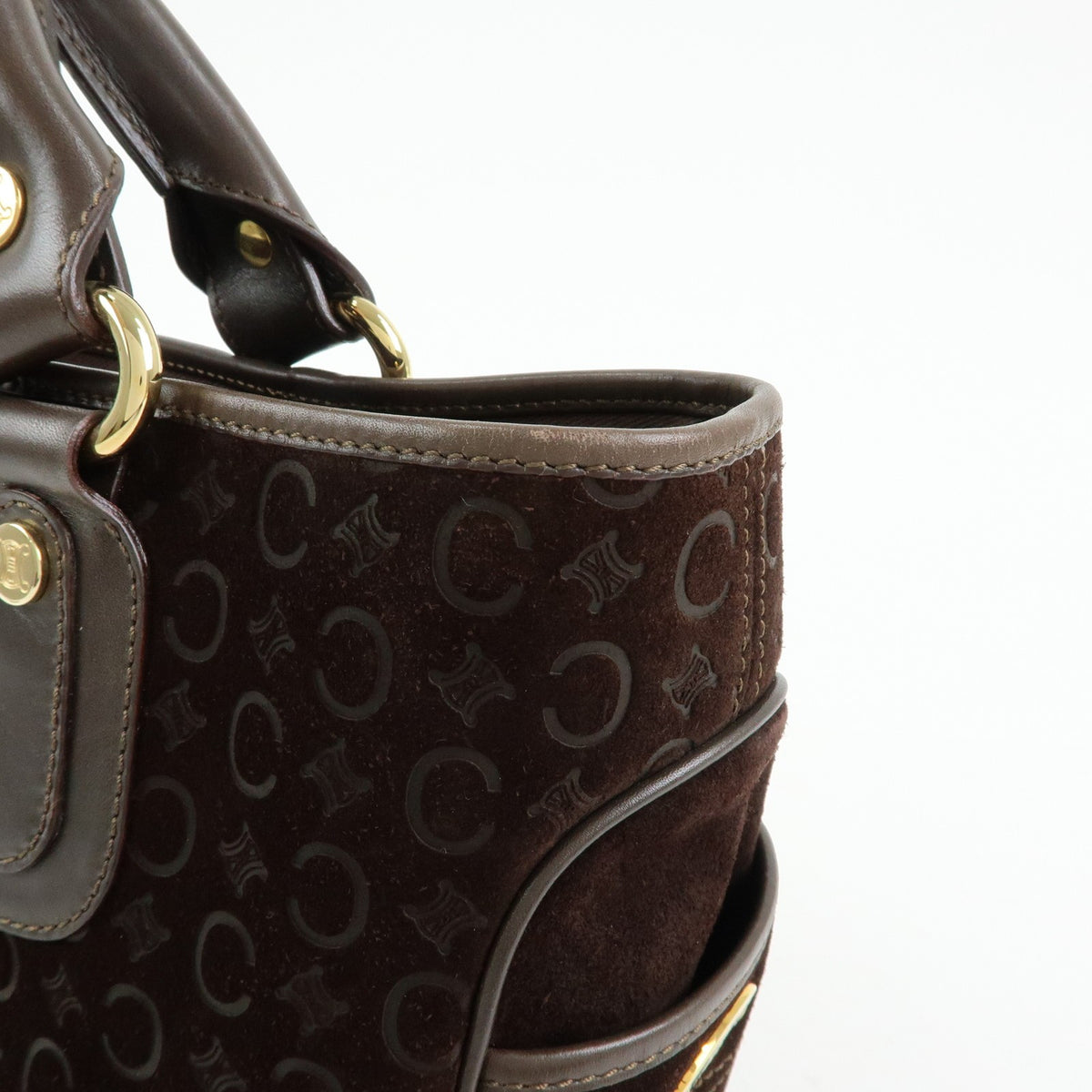 Celine Boogie Suede Brown Suede Handbag (Pre-Owned)