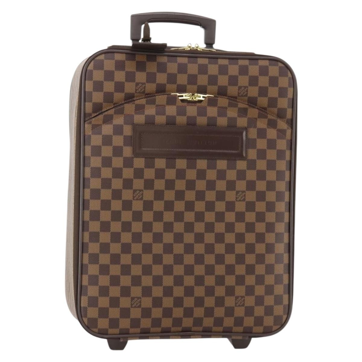 Louis Vuitton Pegase Business Luggage Damier Ebene Black Canvas Travel Bag Bag (Pre-Owned)