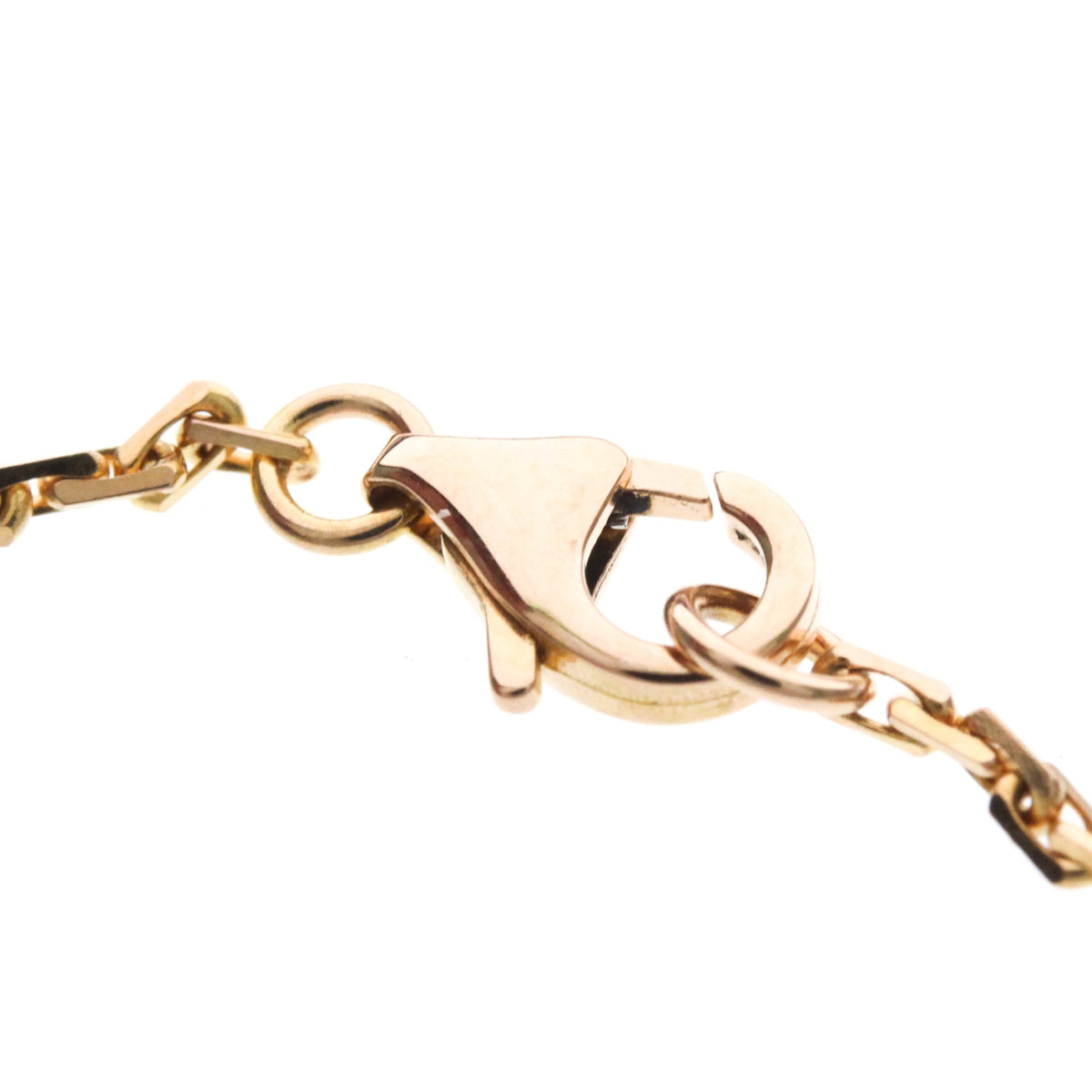 Cartier Love Interlocking 18K Rose Gold With Diamonds Gold Pink_Gold Necklace Jewelry (Pre-Owned)